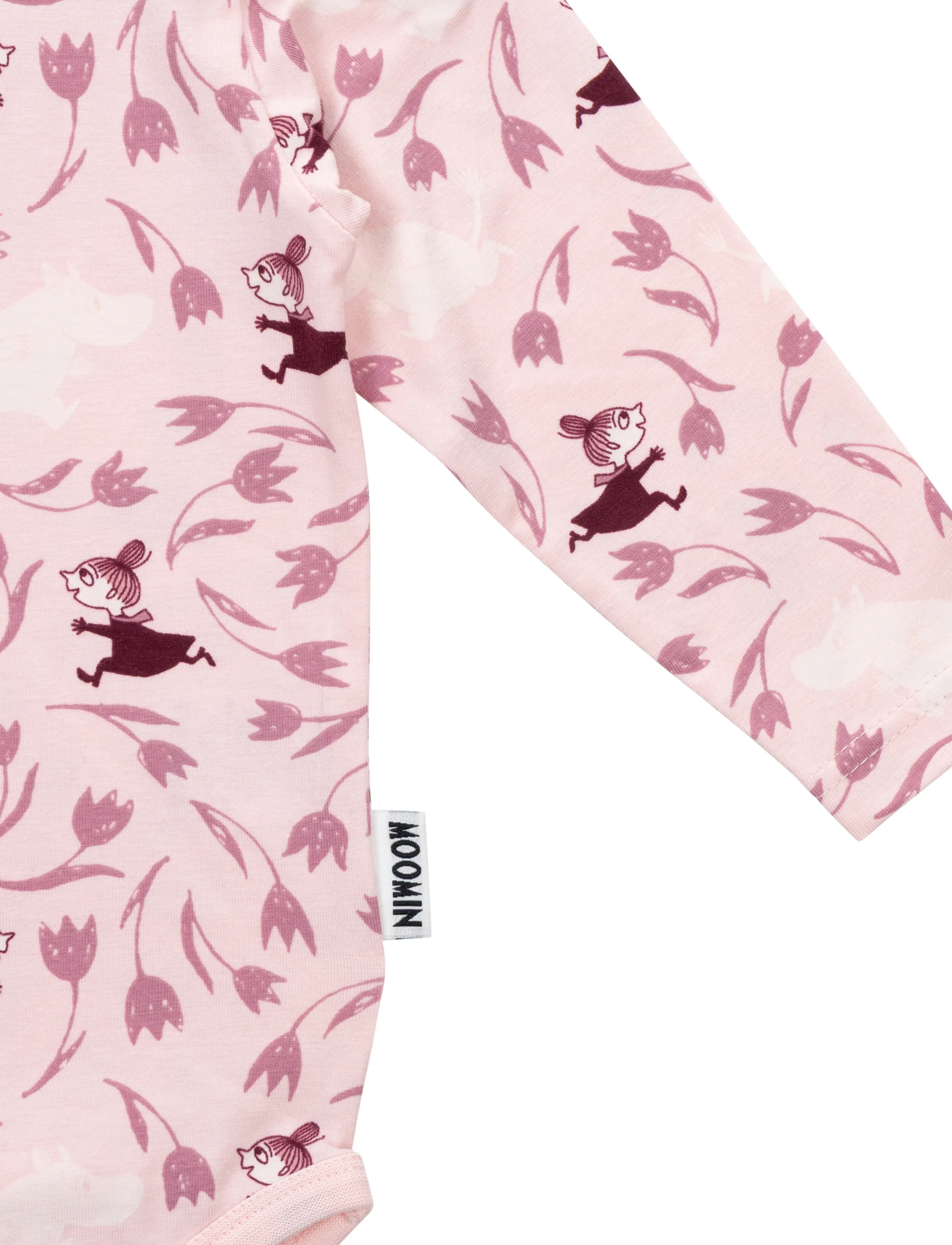 MOOMIN - BLOMSTERLOPP BODY - long-sleeved bodies - pink - 3