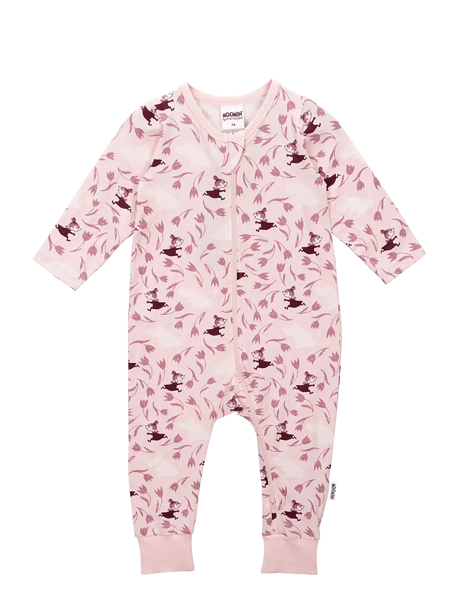 MUMIN - BLOMSTERLOPP PYJAMAS - natdragter - pink - 0