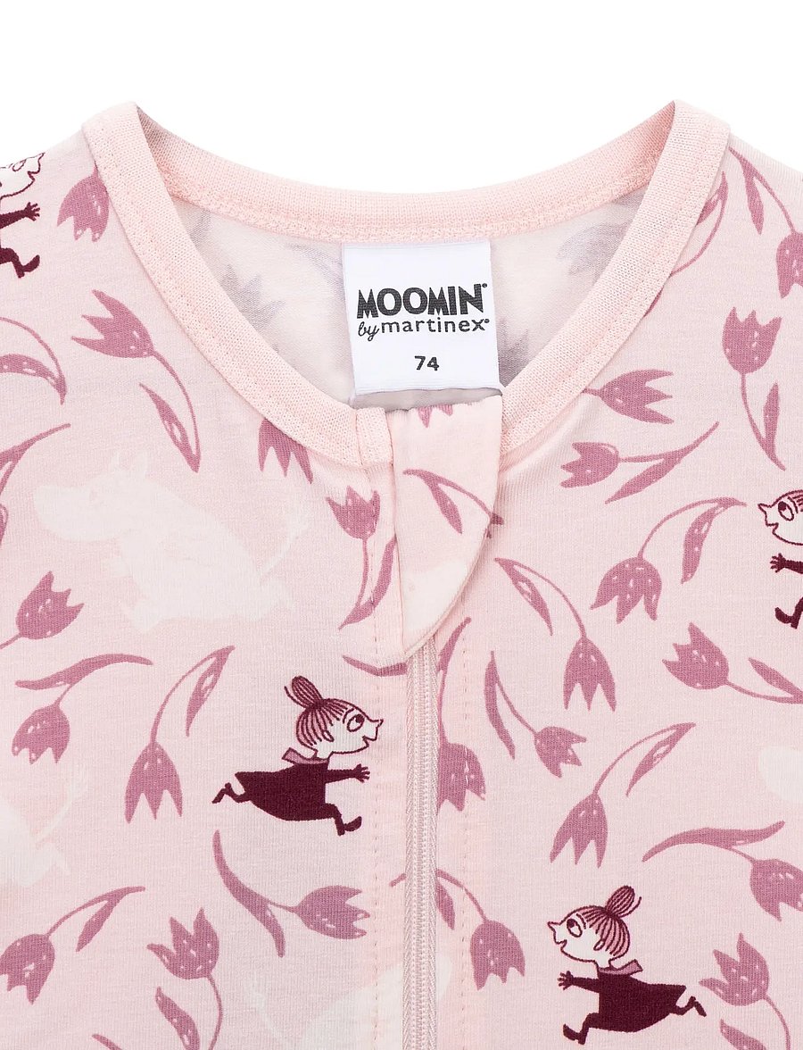MUMIN - BLOMSTERLOPP PYJAMAS - natdragter - pink - 1