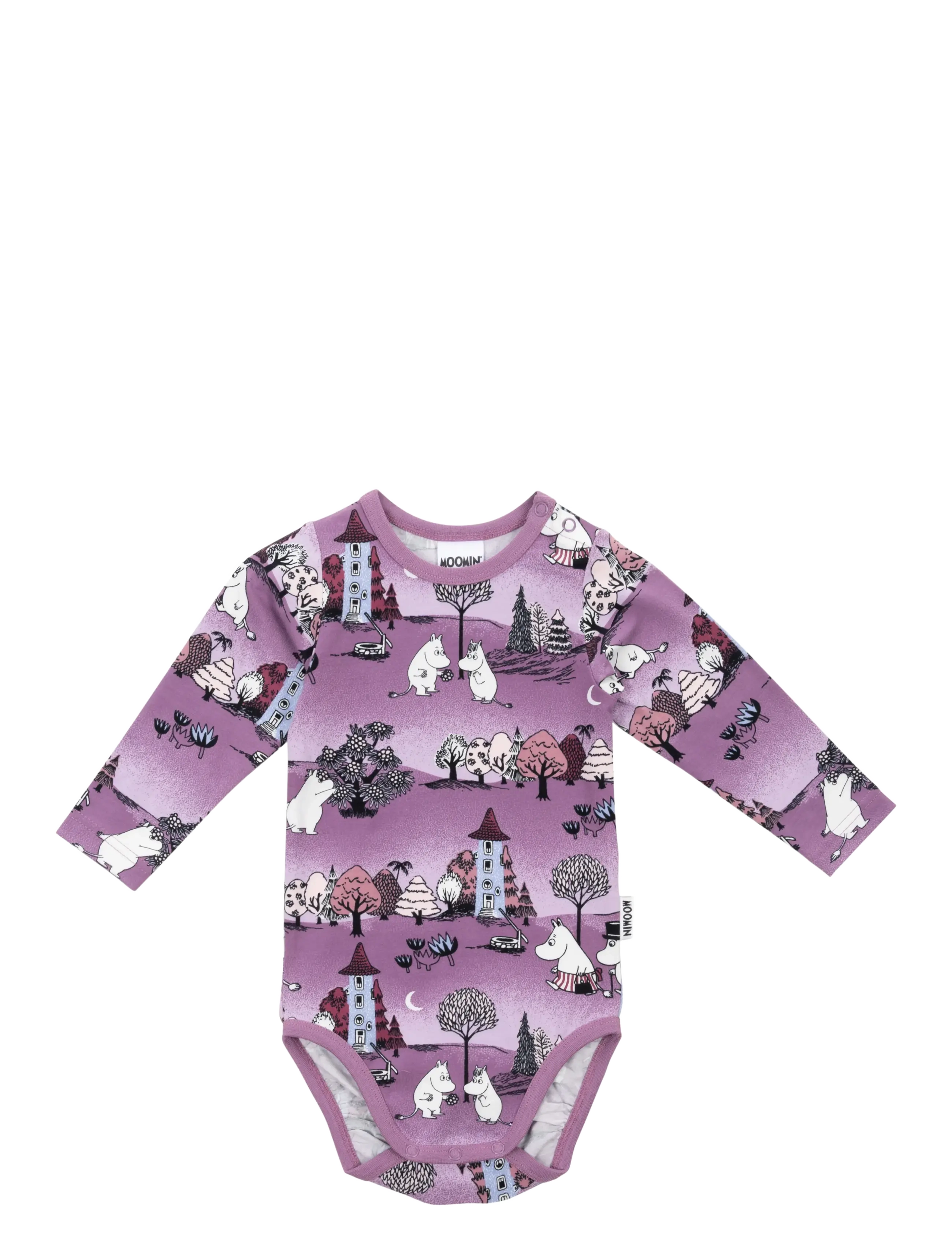 MOOMIN MÅNSKENSNATT BODY - Long-sleeved bodies - PURPLE / purple