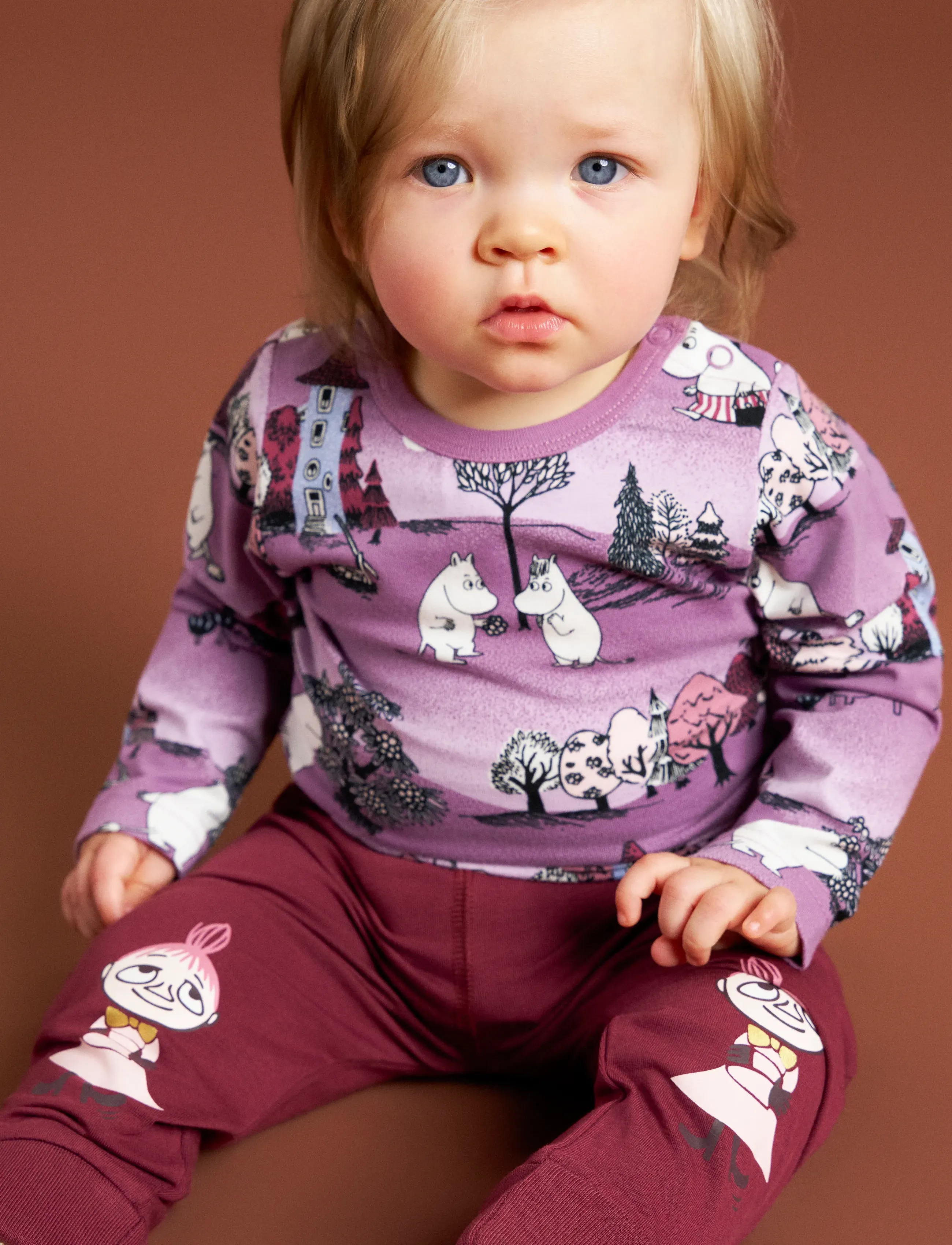 MOOMIN - MÅNSKENSNATT BODY - long-sleeved bodies - purple - 0