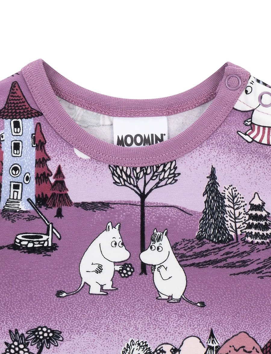 MUMIN - MÅNSKENSNATT BODY - langærmede bodyer - purple - 2