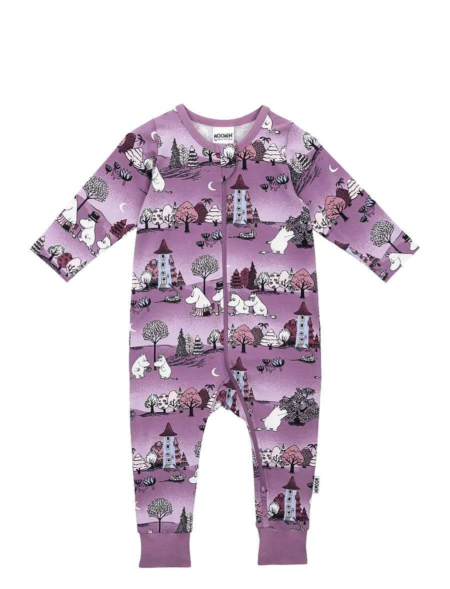 MUMIN - MÅNSKENSNATT PYJAMAS - natdragter - purple - 1