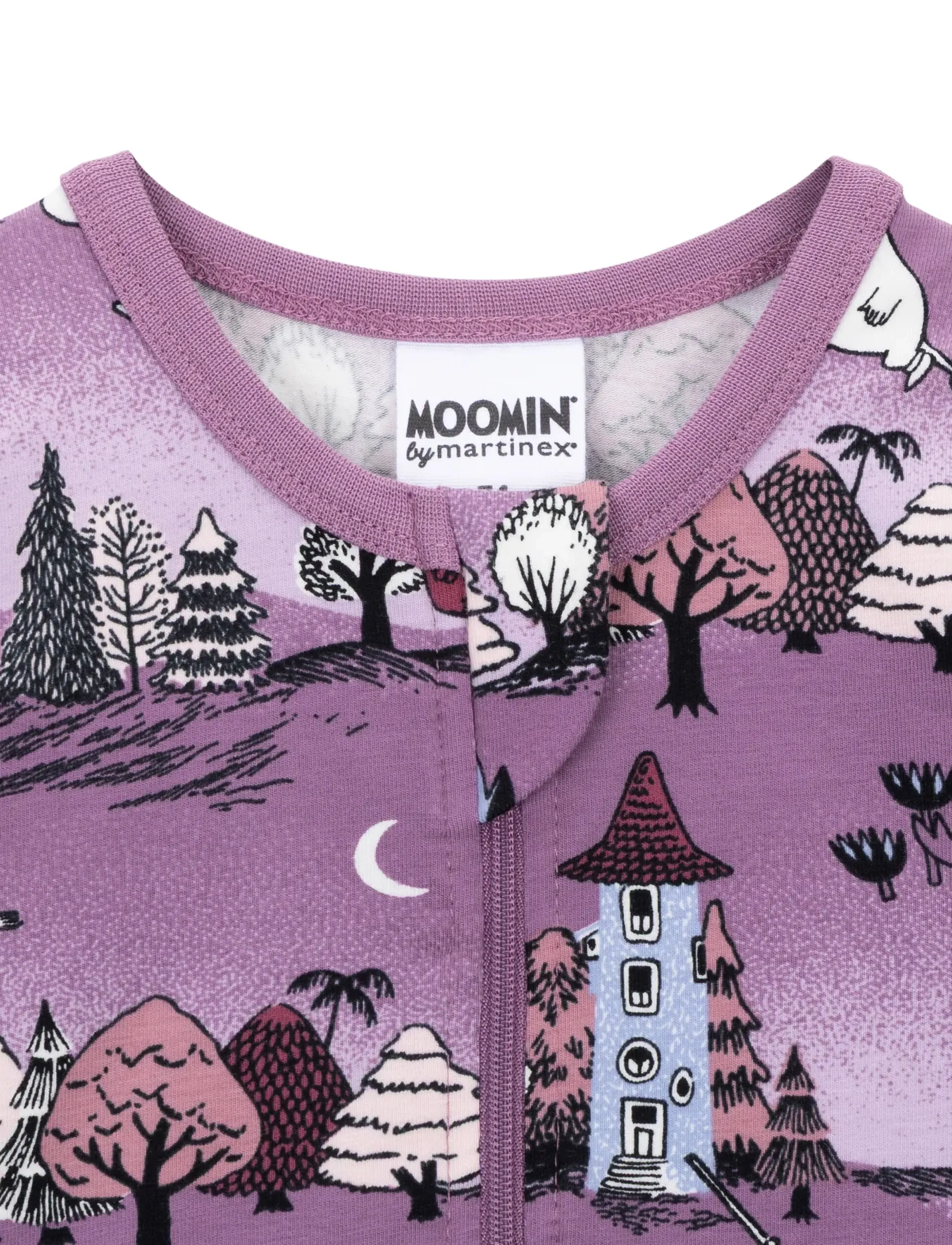 MUMIN - MÅNSKENSNATT PYJAMAS - natdragter - purple - 2