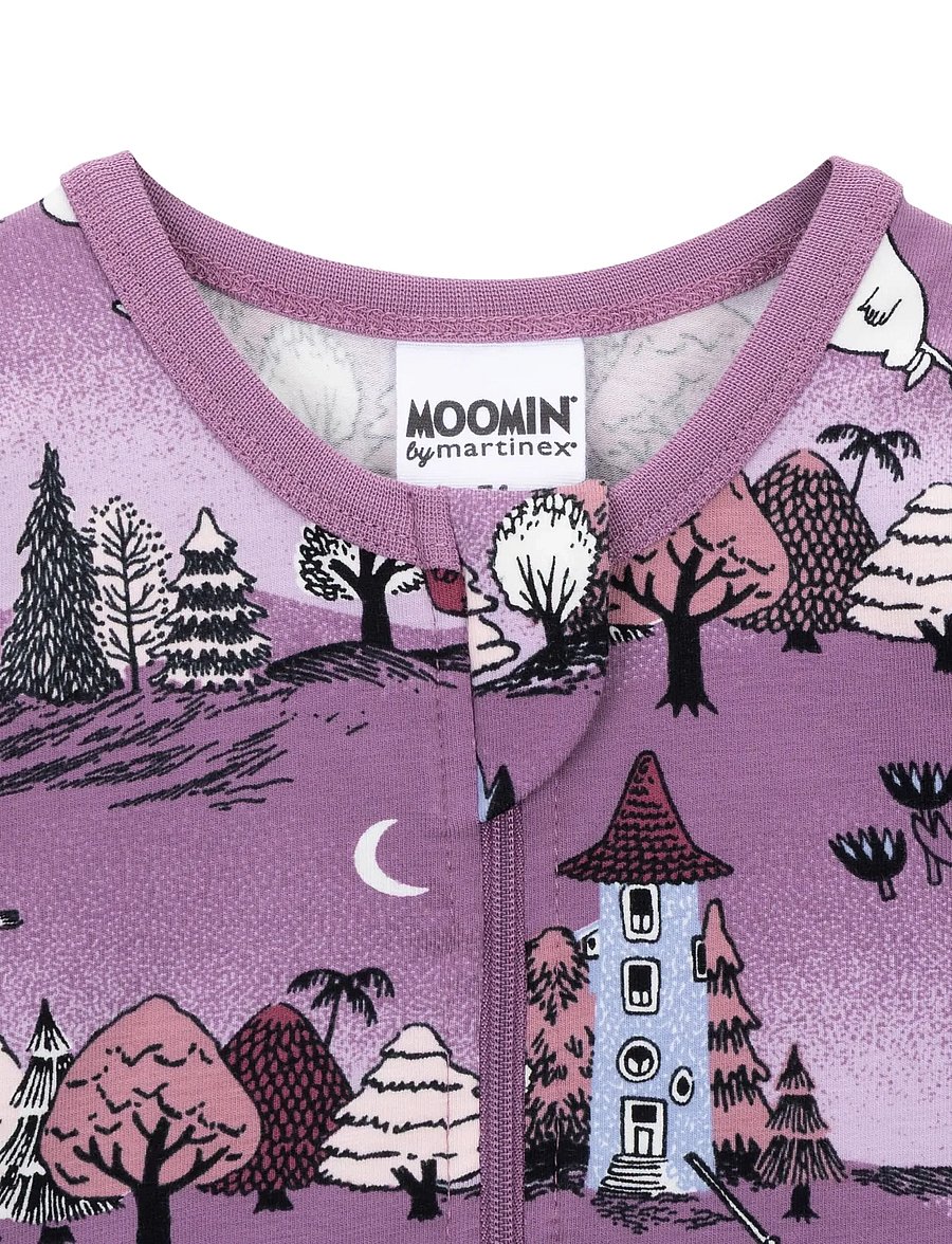 MUMIN - MÅNSKENSNATT PYJAMAS - natdragter - purple - 2