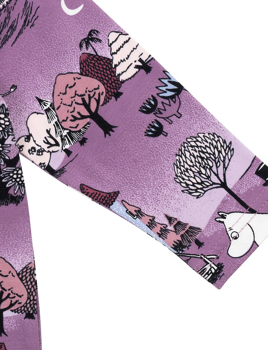 MUMIN - MÅNSKENSNATT PYJAMAS - natdragter - purple - 3