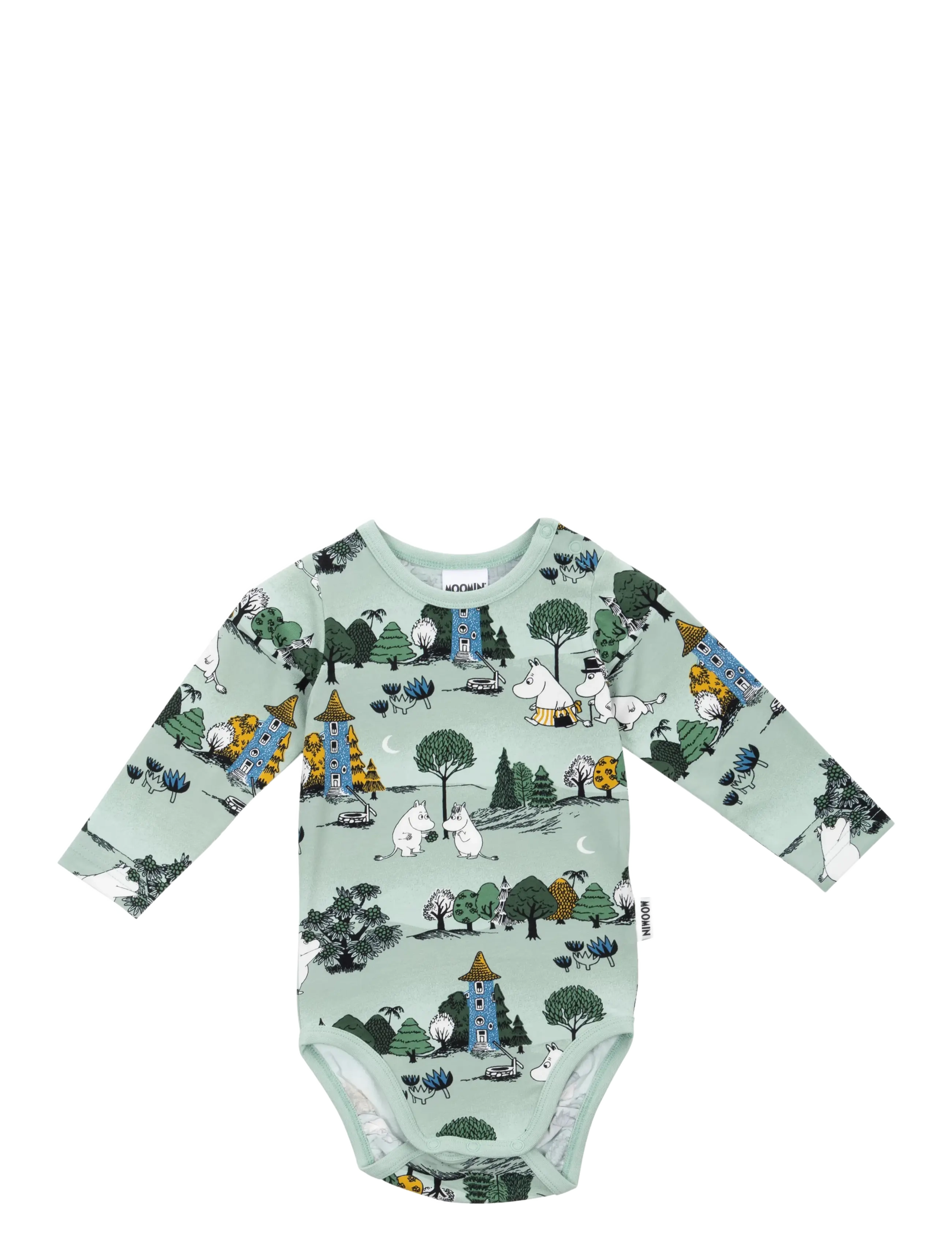 MOOMIN MÅNSKENSNATT BODY - Long-sleeved bodies - GREEN / green