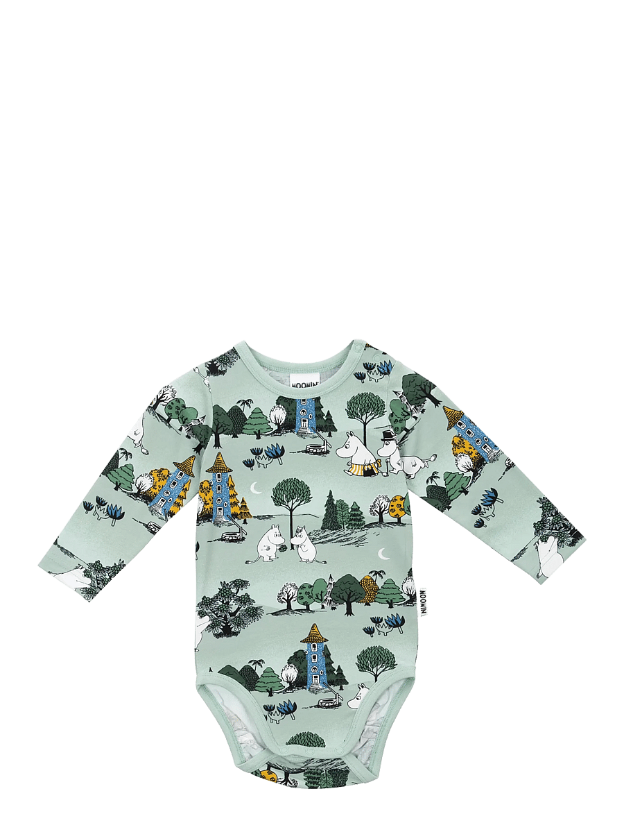 MUMIN - MÅNSKENSNATT BODY - langærmede bodyer - green - 1