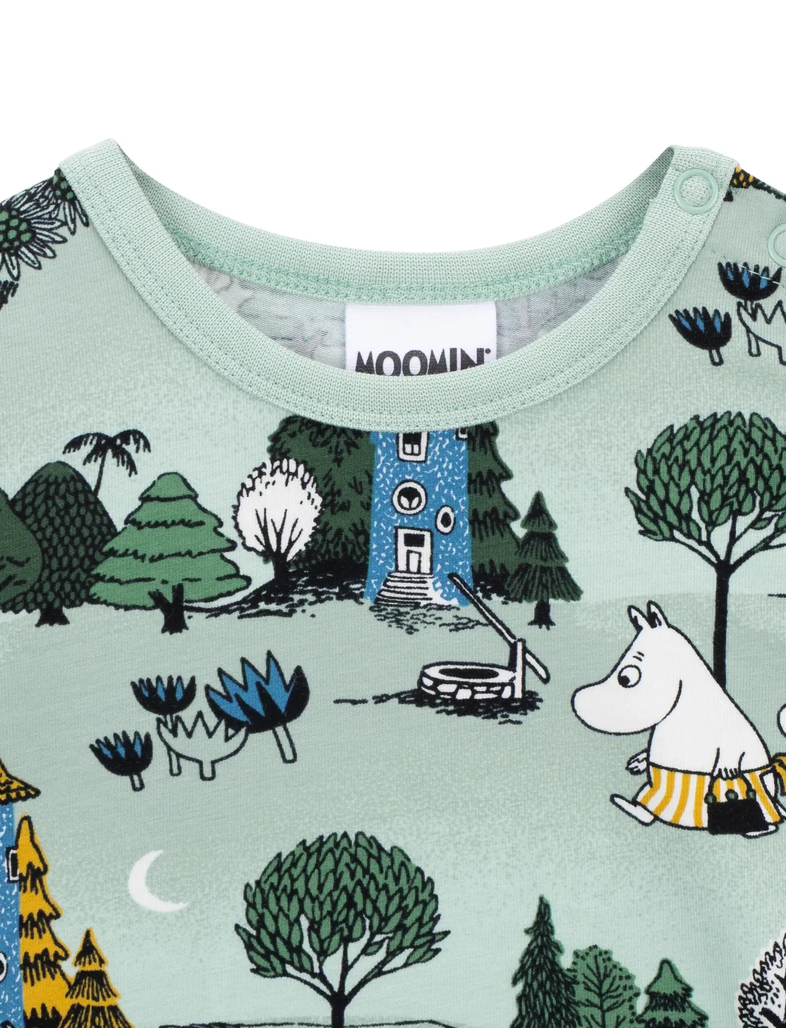 MOOMIN - MÅNSKENSNATT BODY - long-sleeved bodies - green - 2