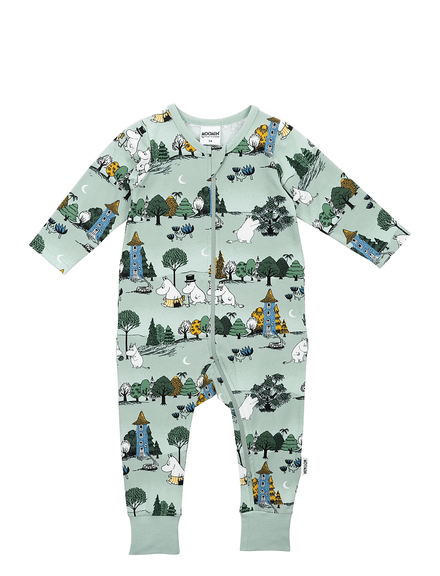 MUMIN - MÅNSKENSNATT PYJAMAS - natdragter - green - 1