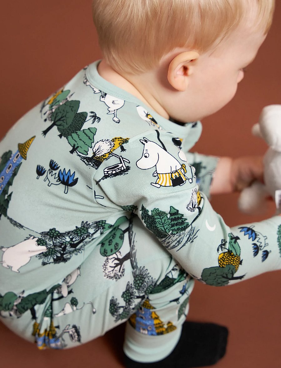 MUMIN - MÅNSKENSNATT PYJAMAS - natdragter - green - 2