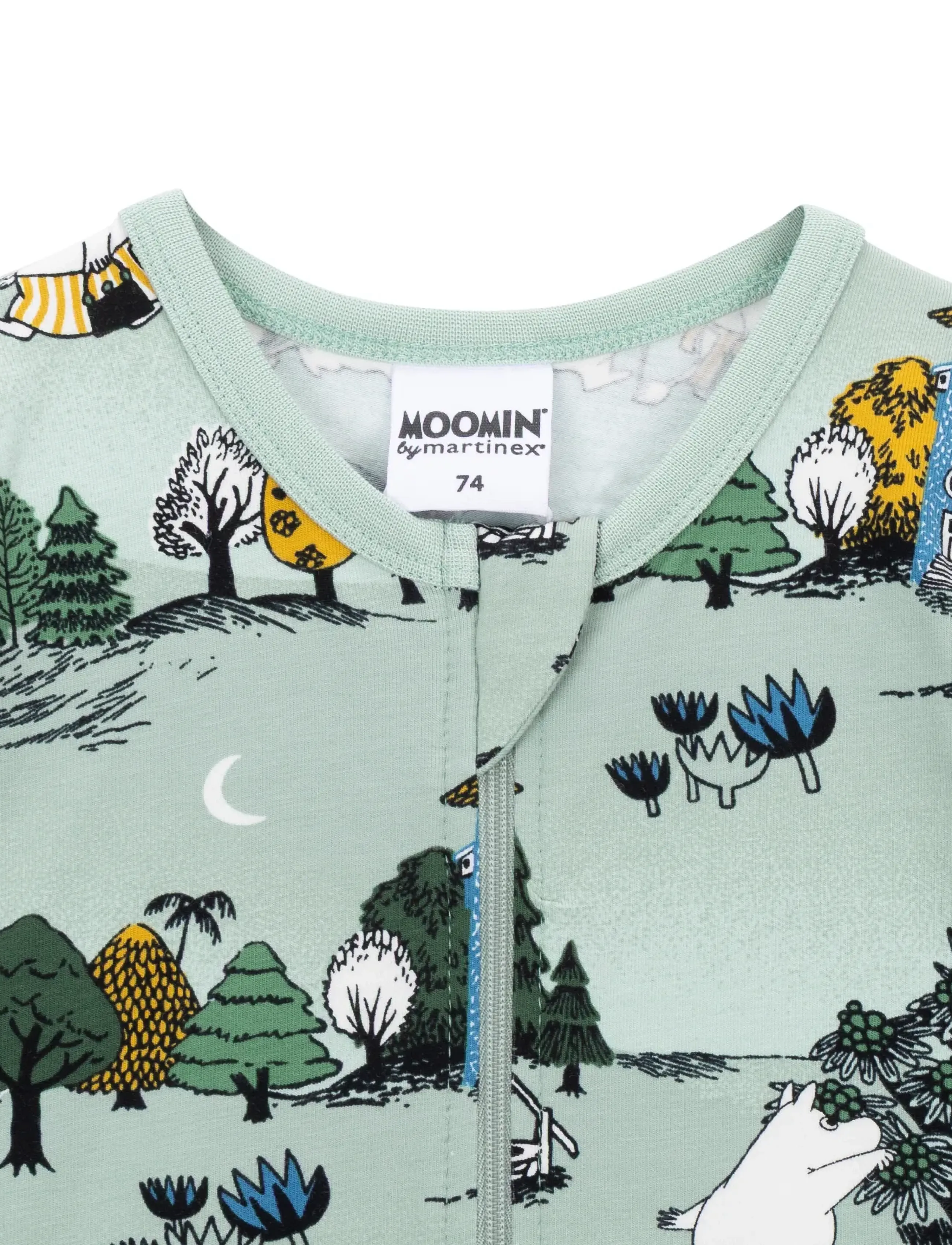 MUMIN - MÅNSKENSNATT PYJAMAS - natdragter - green - 3