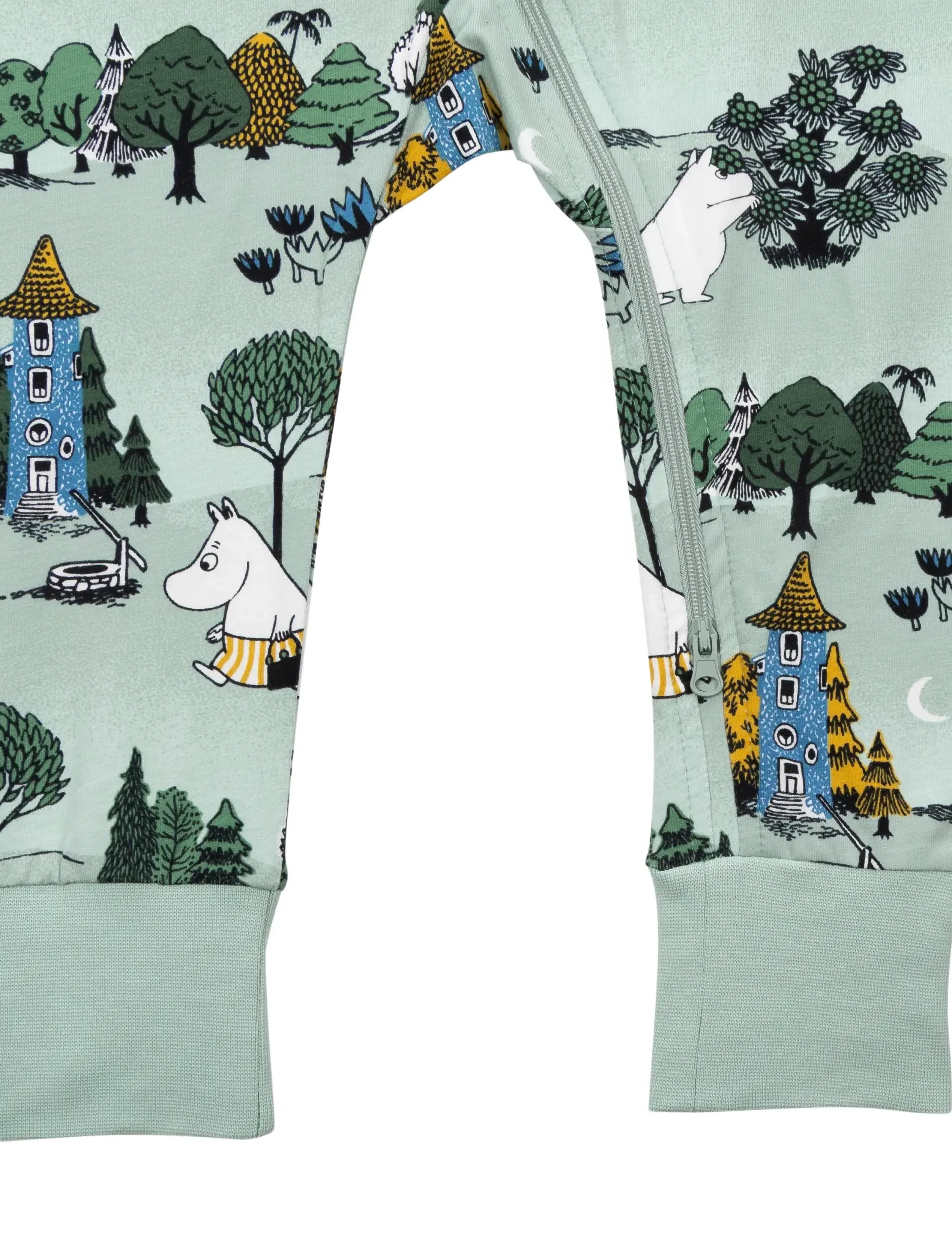 MUMIN - MÅNSKENSNATT PYJAMAS - natdragter - green - 5