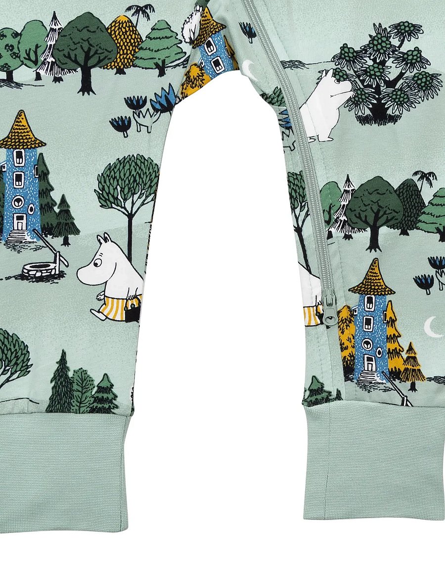 MUMIN - MÅNSKENSNATT PYJAMAS - natdragter - green - 5