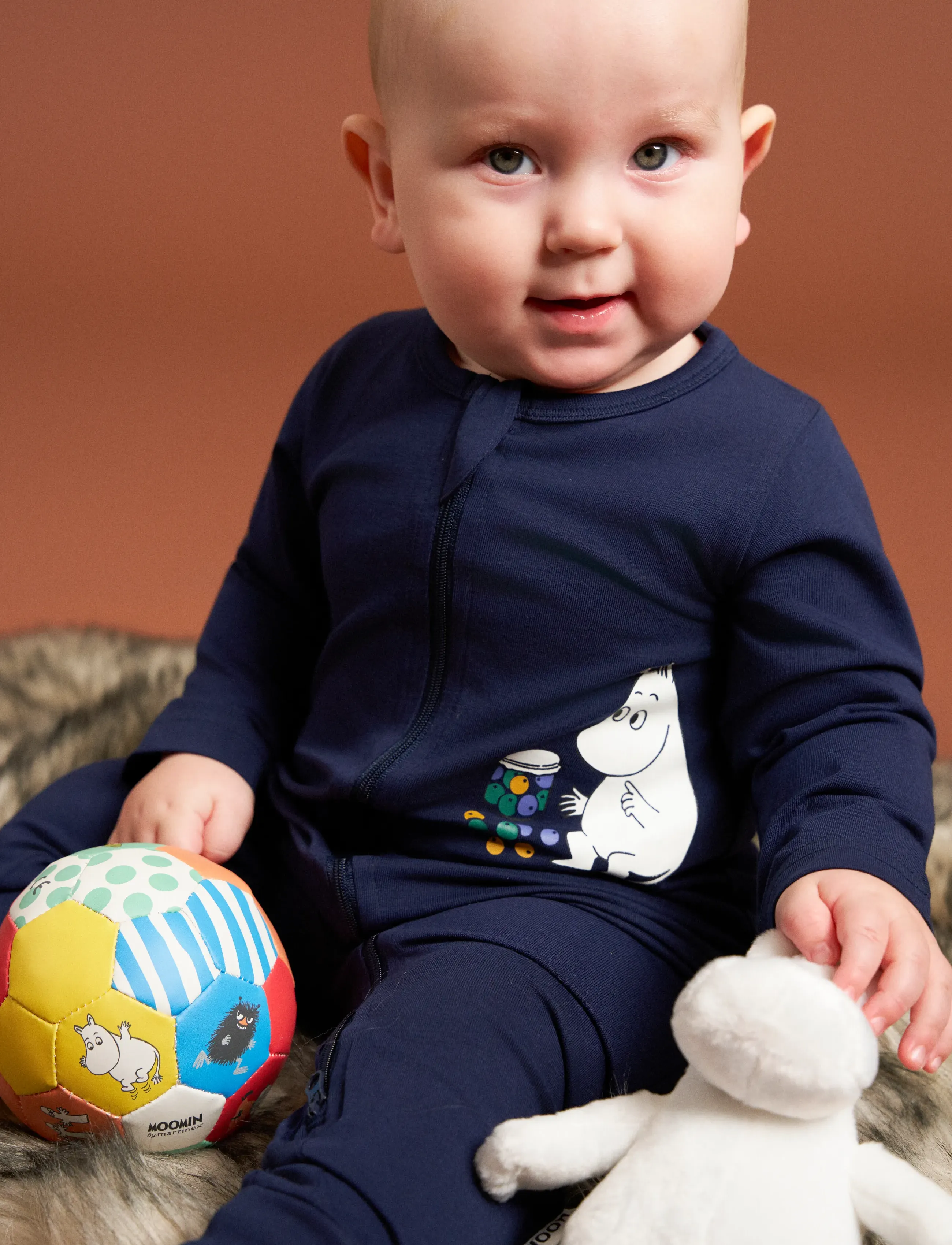 MUMIN - SYLTBURK PYJAMAS - natdragter - blue - 0