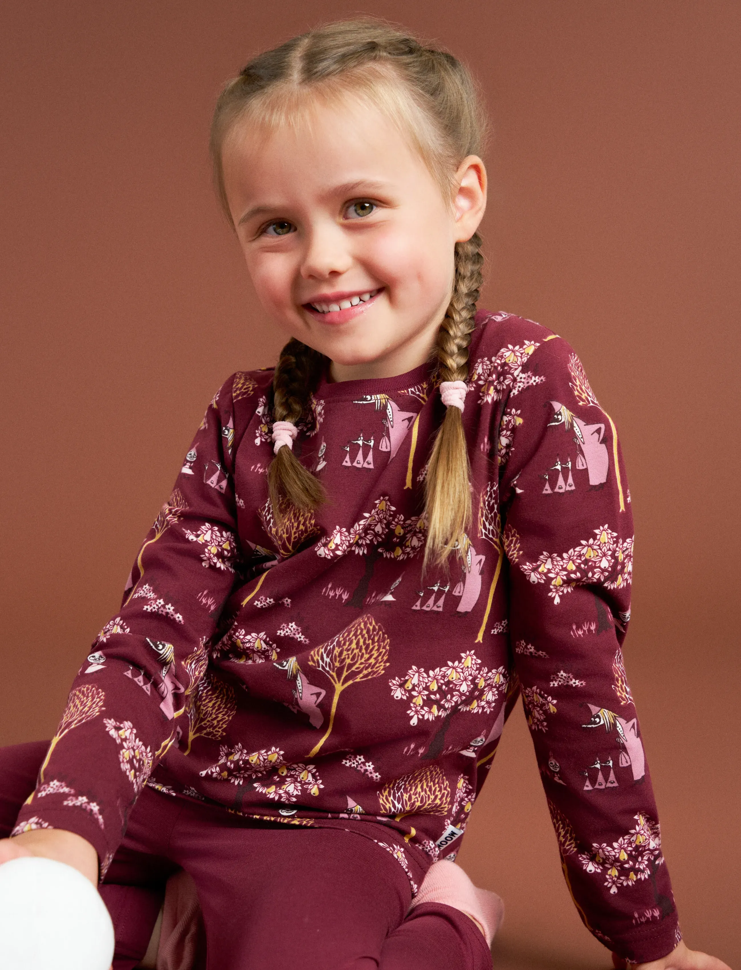 MOOMIN FILIFJONKAN TRÖJA - Oberteile & T-Shirts - RED / burgundy