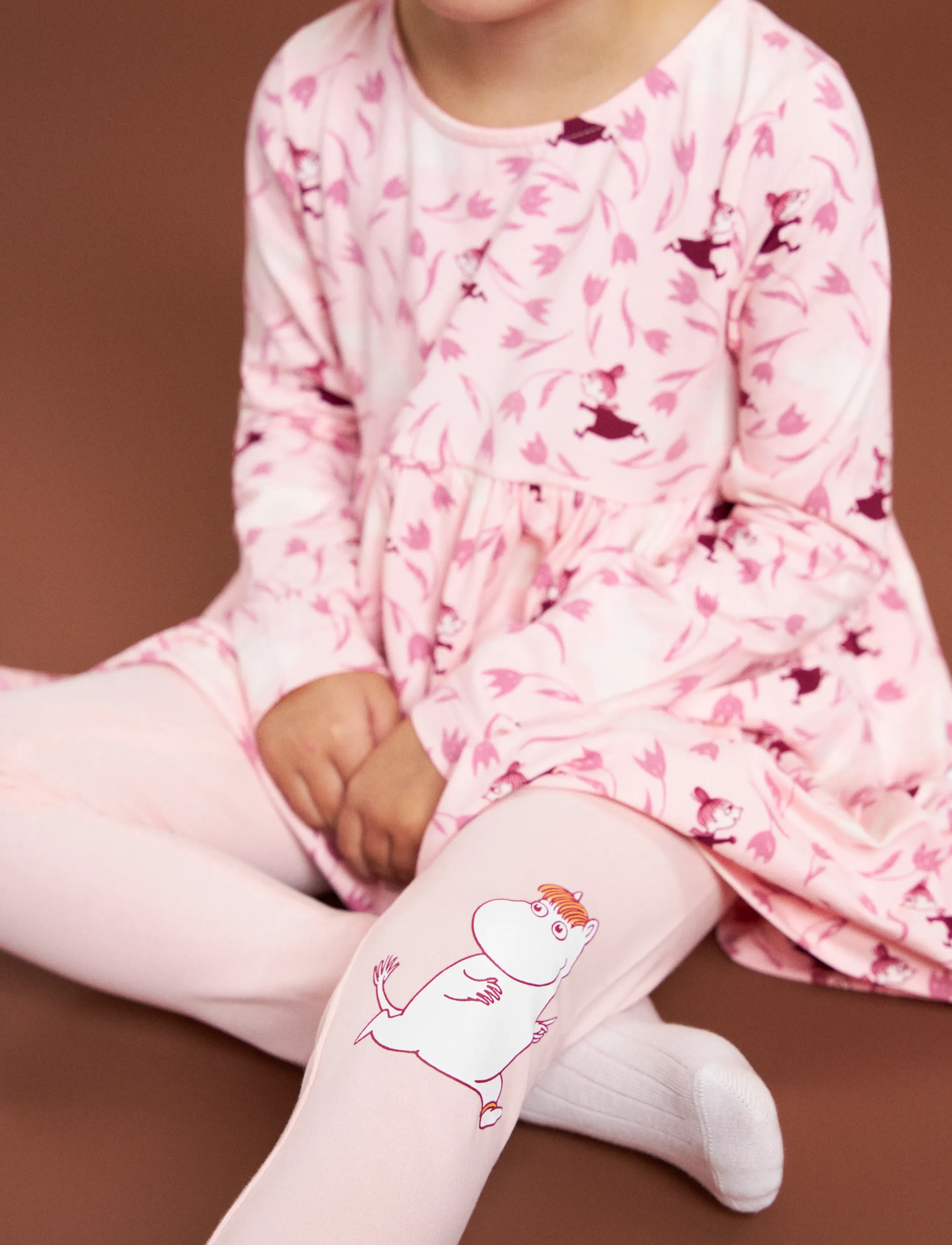 MOOMIN BLOMSTERLOPP KLÄNNING - Dresses - PINK / pink/rose