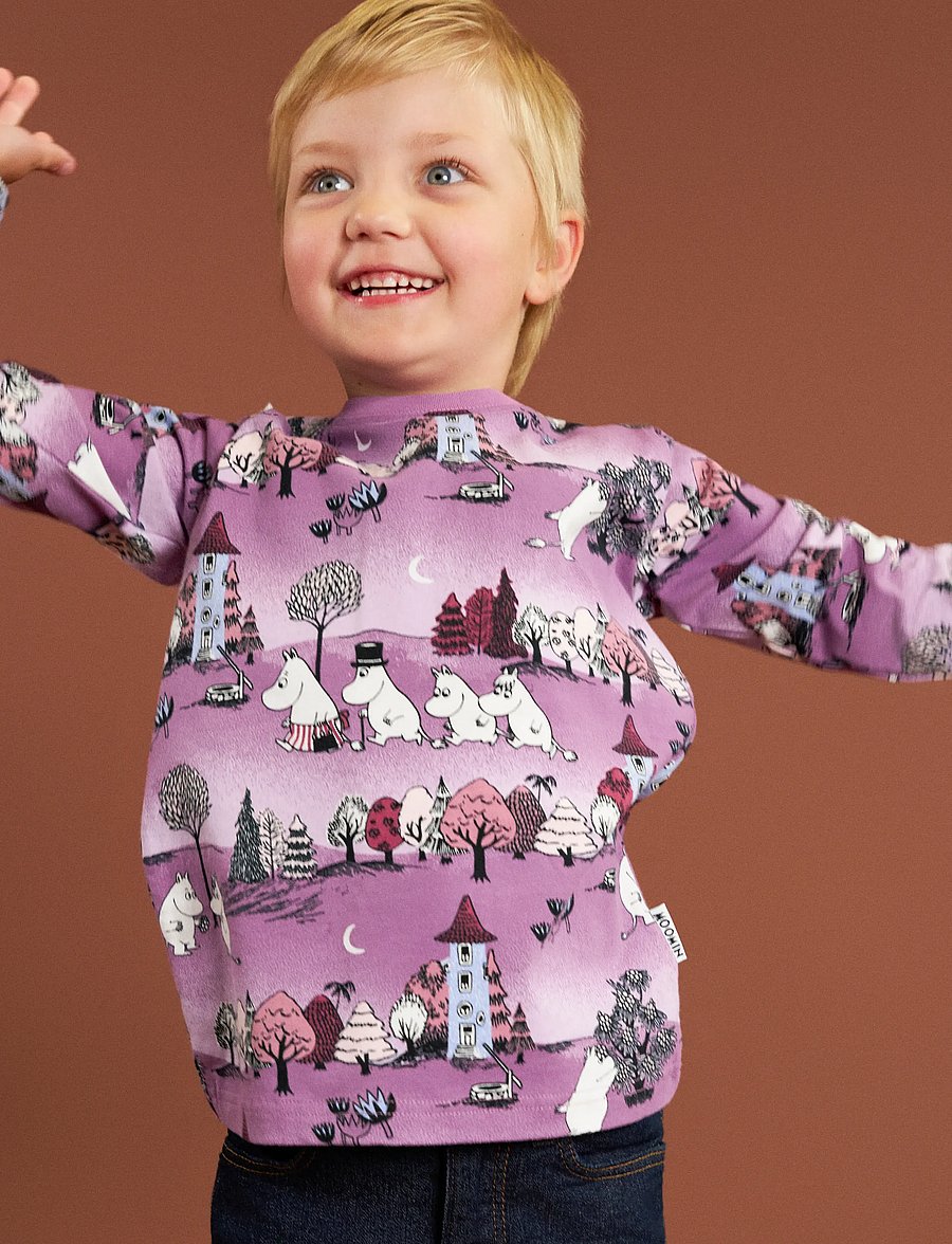 MOOMIN - MÅNSKENSNATT TRÖJA - langärmelig - purple - 0