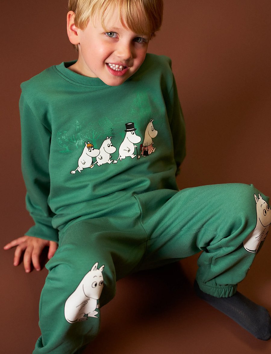MOOMIN - VANDRARNA COLLTRÖJA - sweatshirts - green - 0