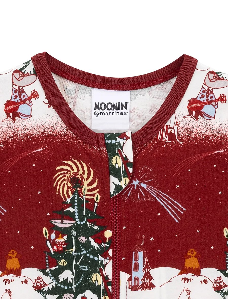 MUMIN - JULNATT PYJAMAS B - natdragter - red - 2