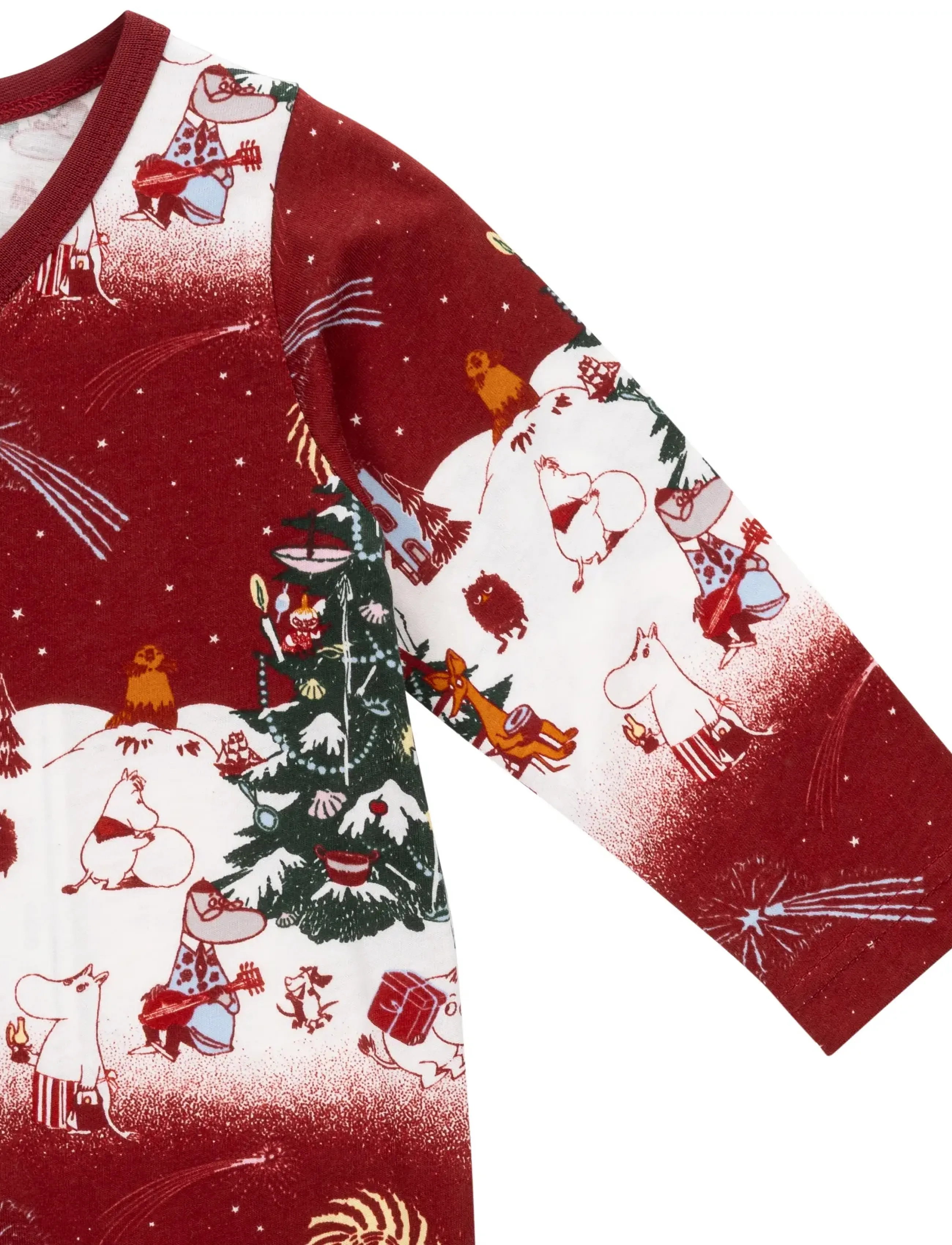 MUMIN - JULNATT PYJAMAS B - natdragter - red - 3