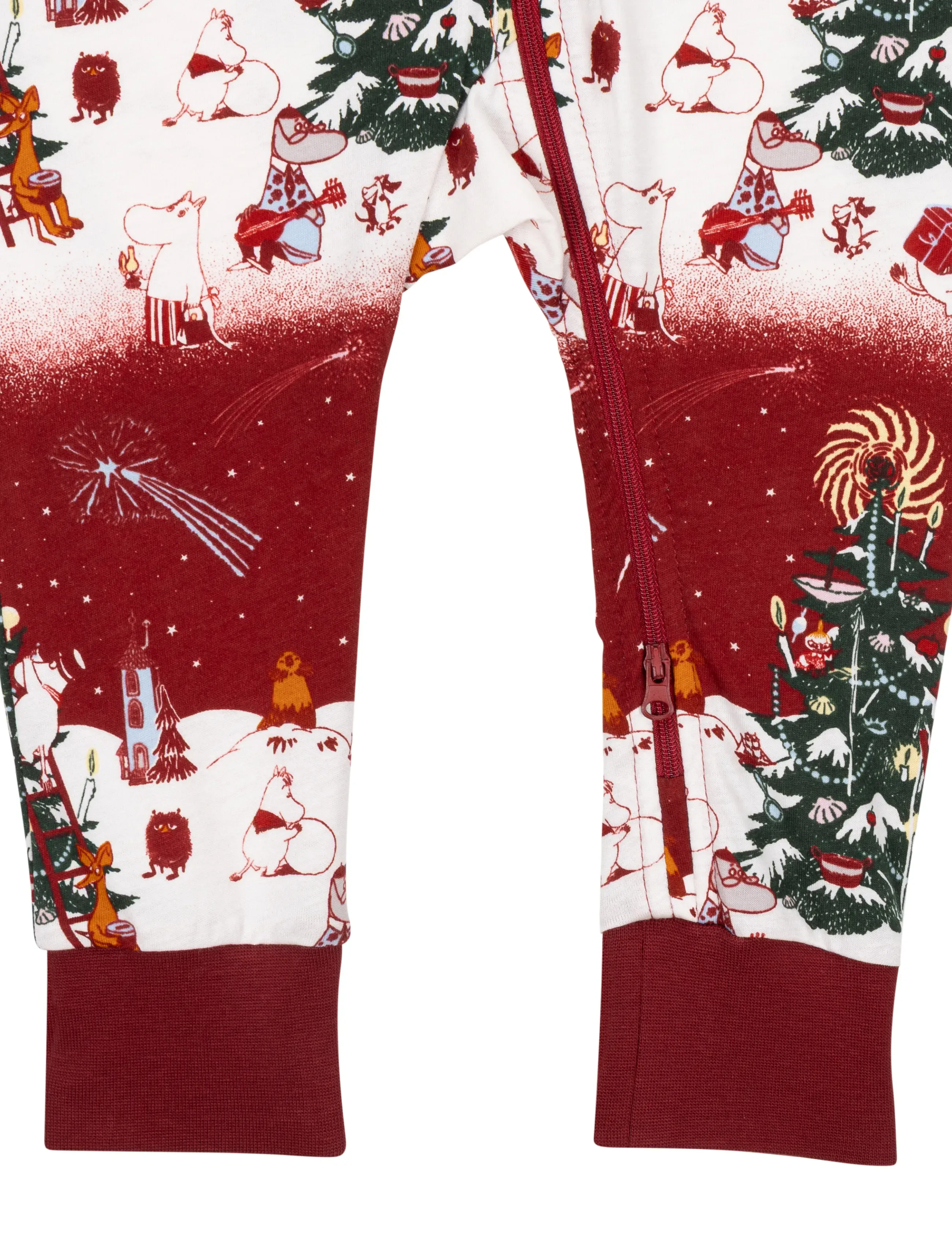 MUMIN - JULNATT PYJAMAS B - natdragter - red - 4