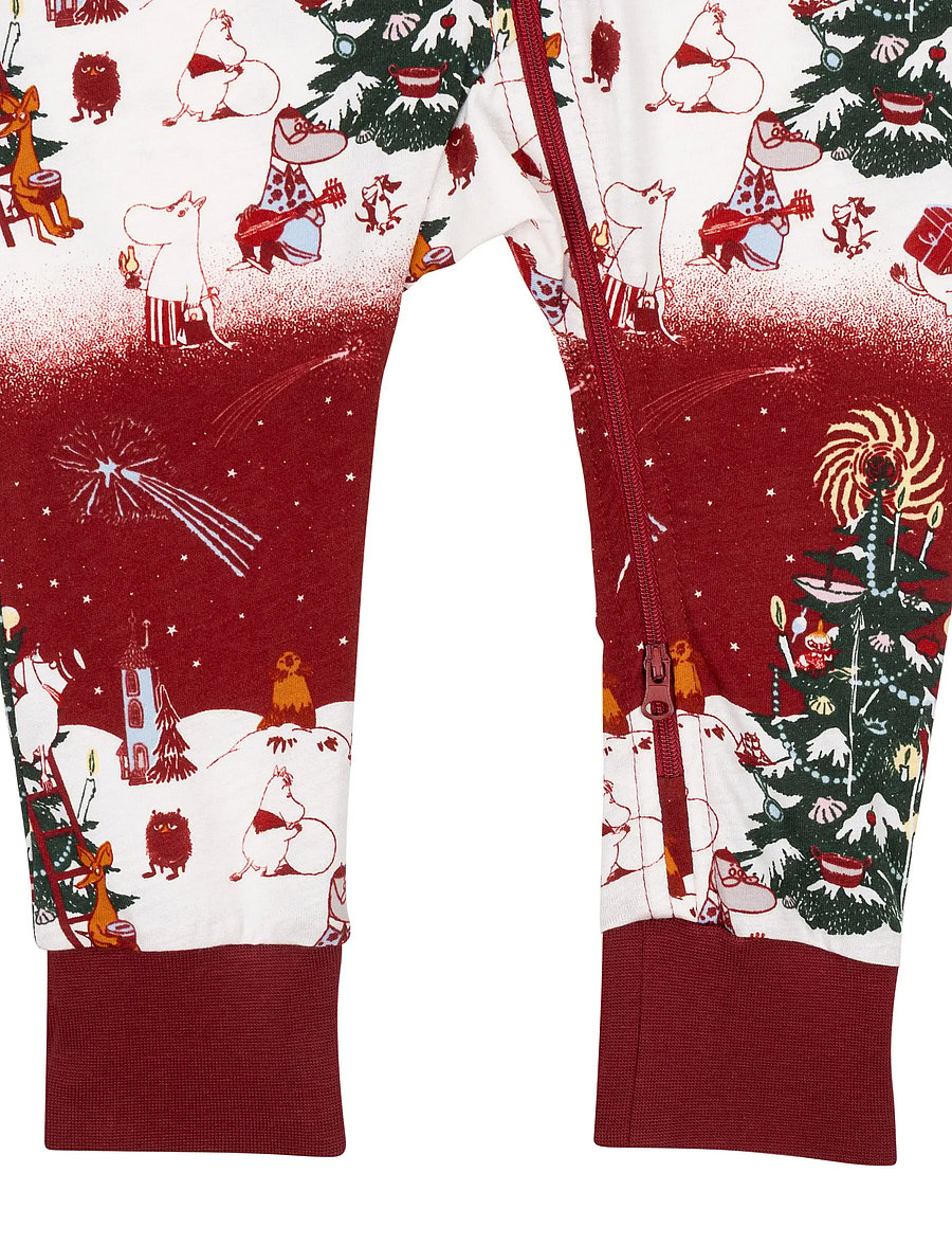MUMIN - JULNATT PYJAMAS B - natdragter - red - 4