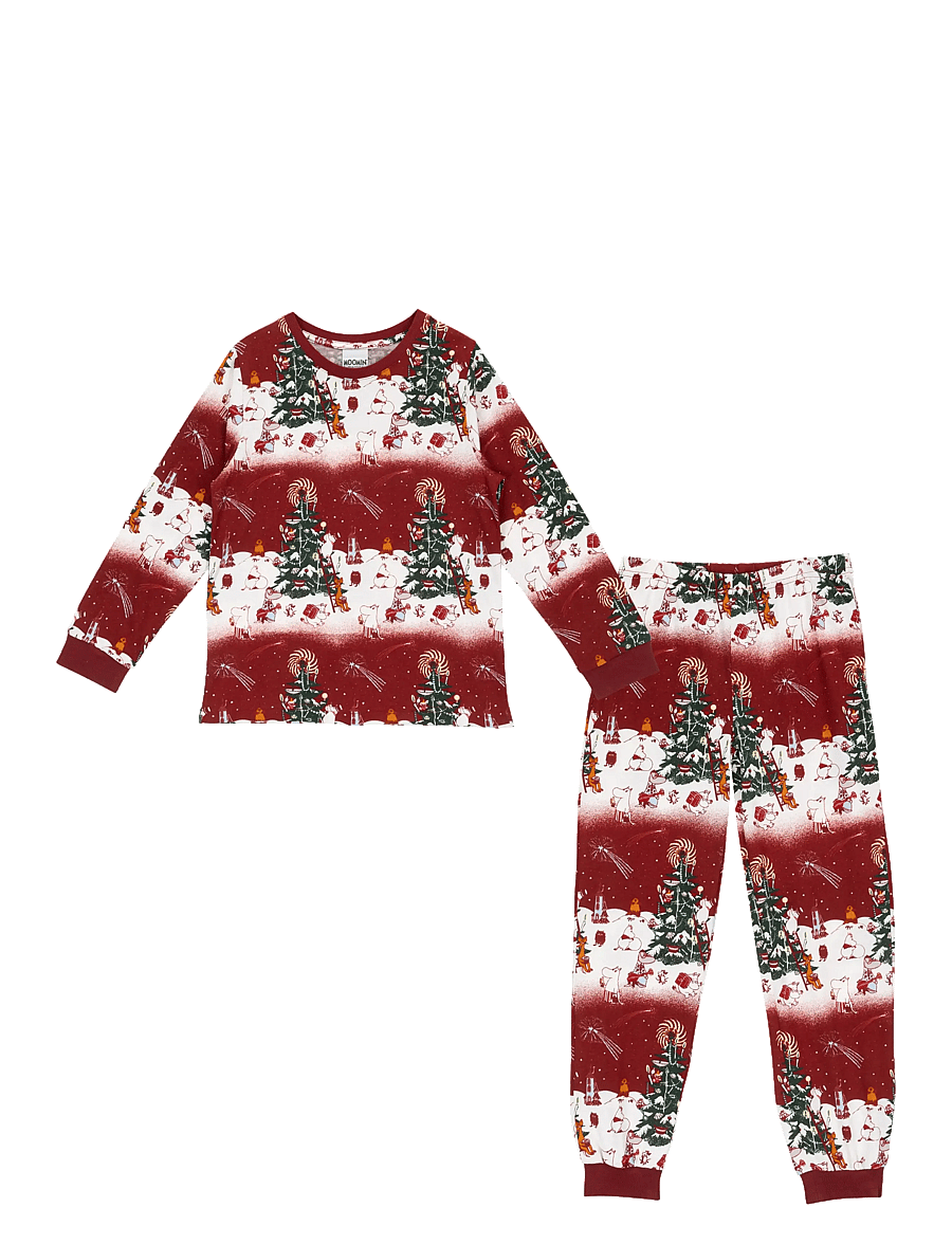 MUMIN - JULNATT PYJAMAS - pyjamassæt - red - 1