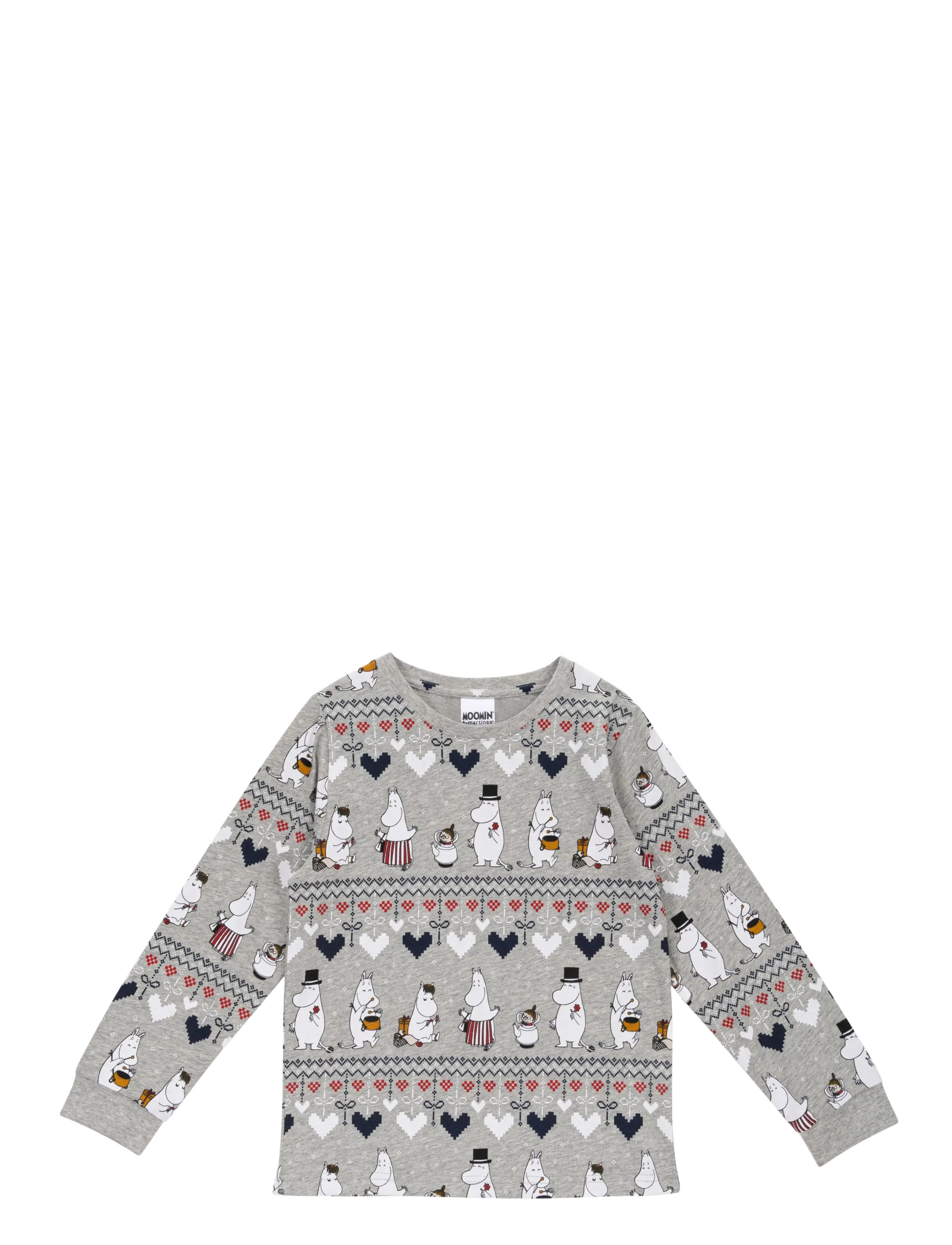 MUMIN - VINTERHJÄRTA PYJAMAS - pyjamassæt - grey - 2