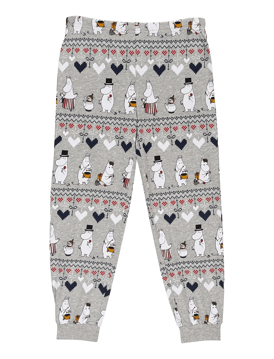 MUMIN - VINTERHJÄRTA PYJAMAS - pyjamassæt - grey - 3
