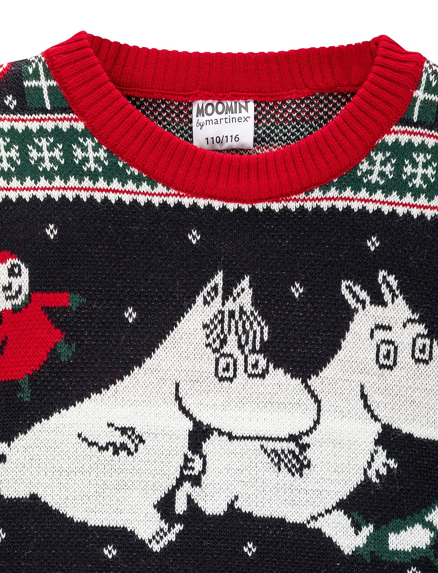 MUMIN - JUL STICKAD TRÖJA - trøjer - red - 2