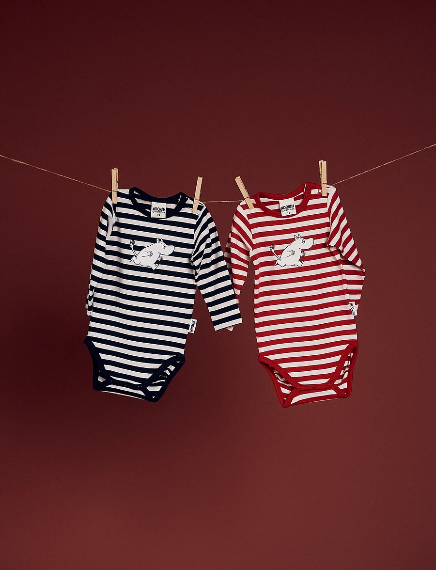 MOOMIN - RANDIG BODY - langärmelige bodys - red - 0