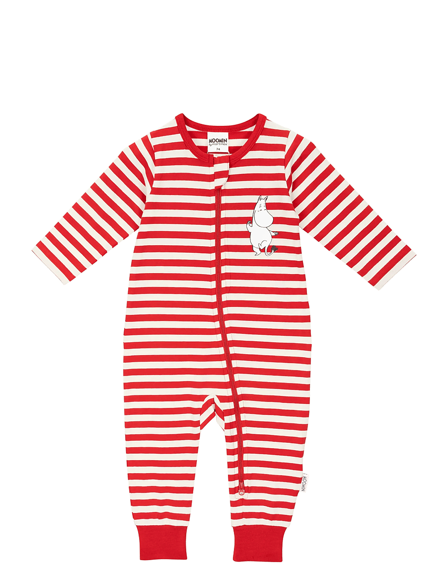 MUMIN - RANDIG PYJAMAS - natdragter - red - 0