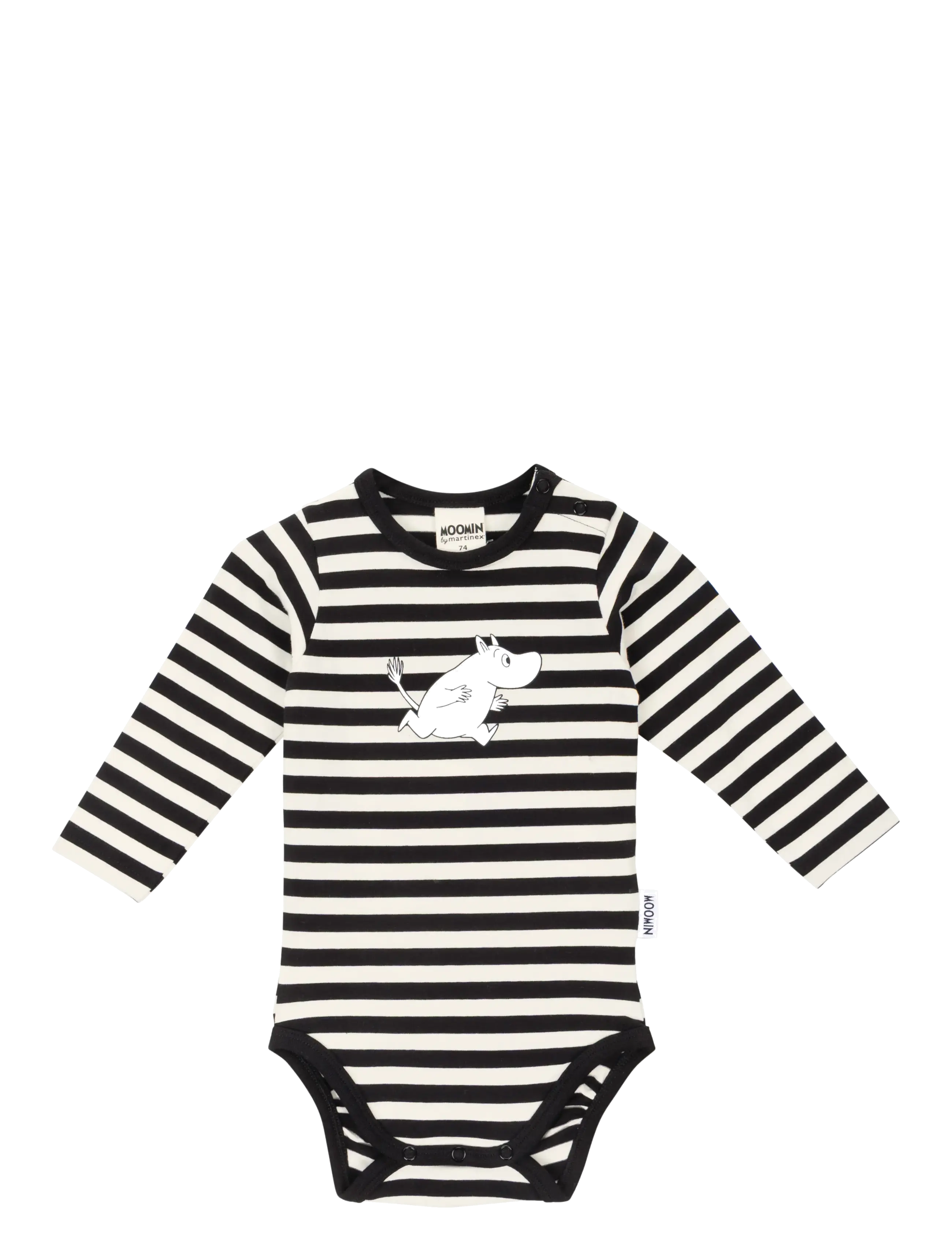 MOOMIN RANDIG BODY - Long-sleeved bodies - BLACK / black