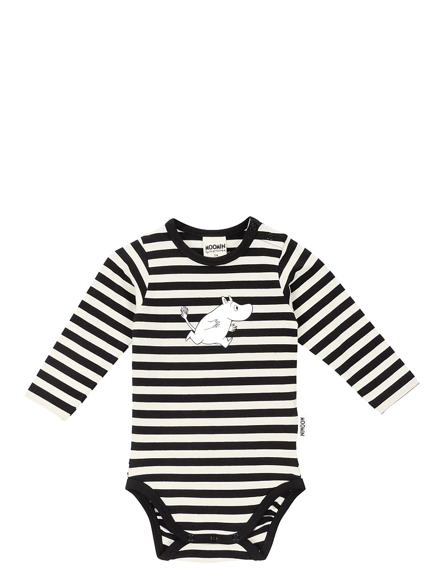 MOOMIN - RANDIG BODY - langärmelige bodys - black - 1