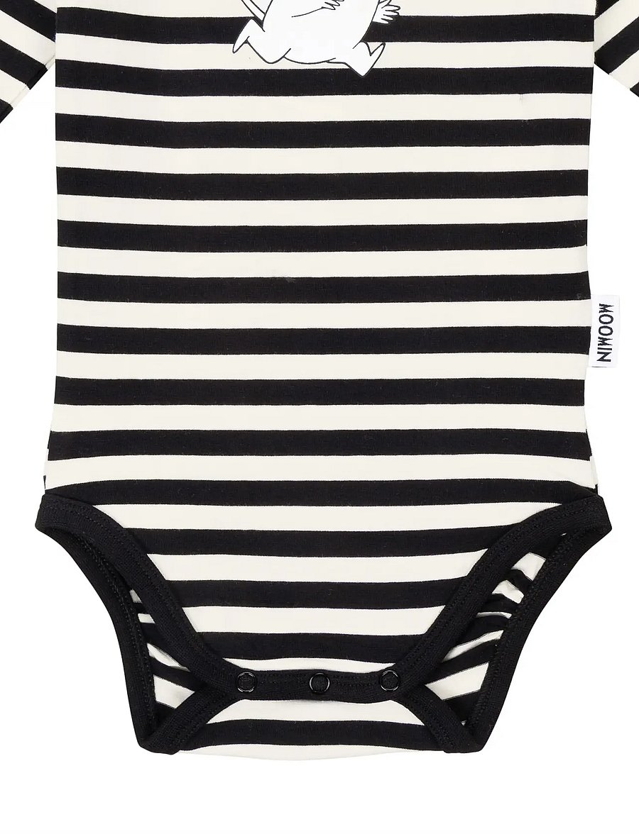 MOOMIN - RANDIG BODY - langärmelige bodys - black - 3