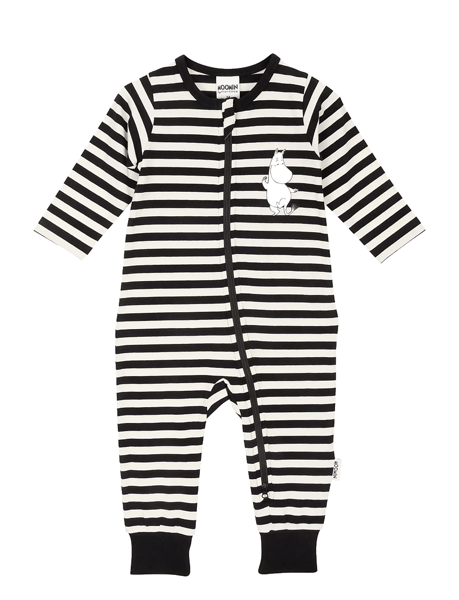 MUMIN - RANDIG PYJAMAS - natdragter - black - 0