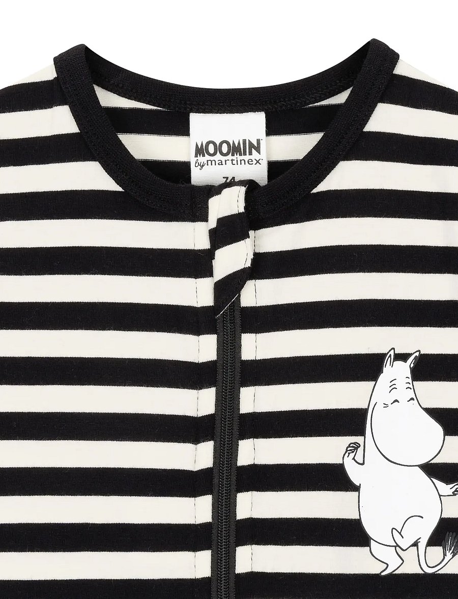 MUMIN - RANDIG PYJAMAS - natdragter - black - 1