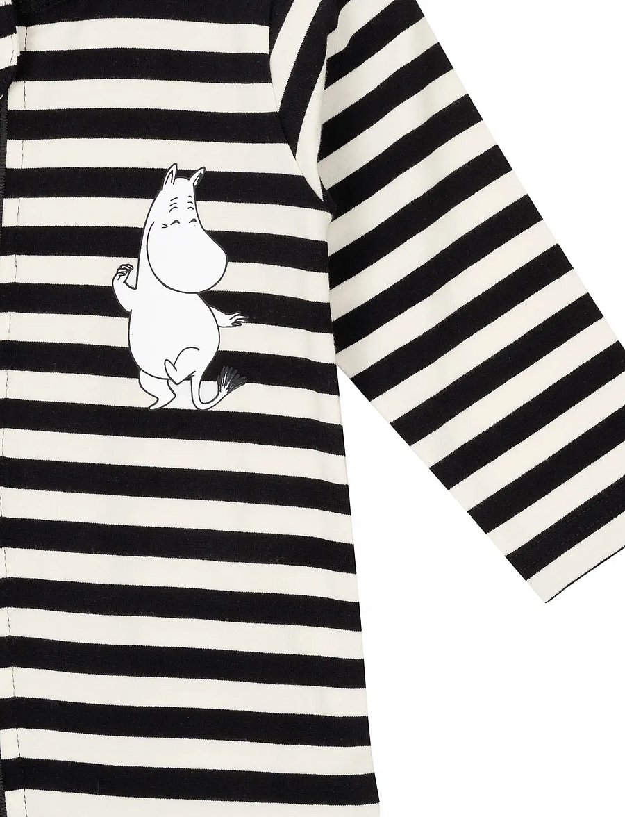 MUMIN - RANDIG PYJAMAS - natdragter - black - 2