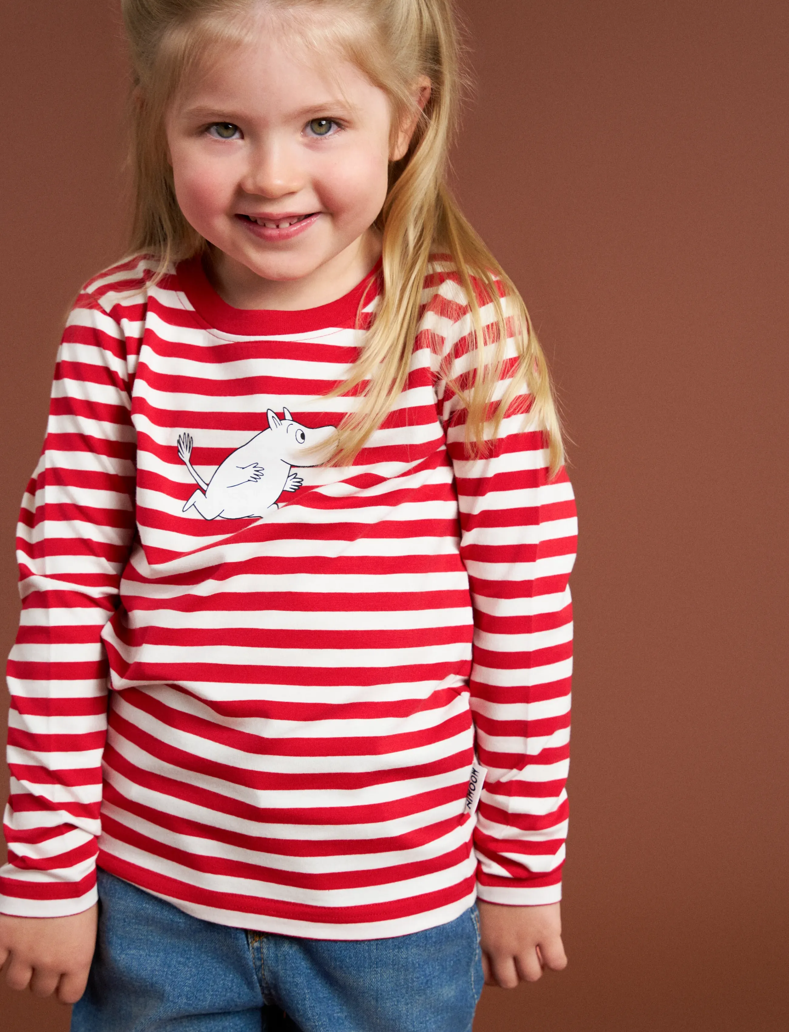 MOOMIN RANDIG TRÖJA - Oberteile & T-Shirts - RED / red