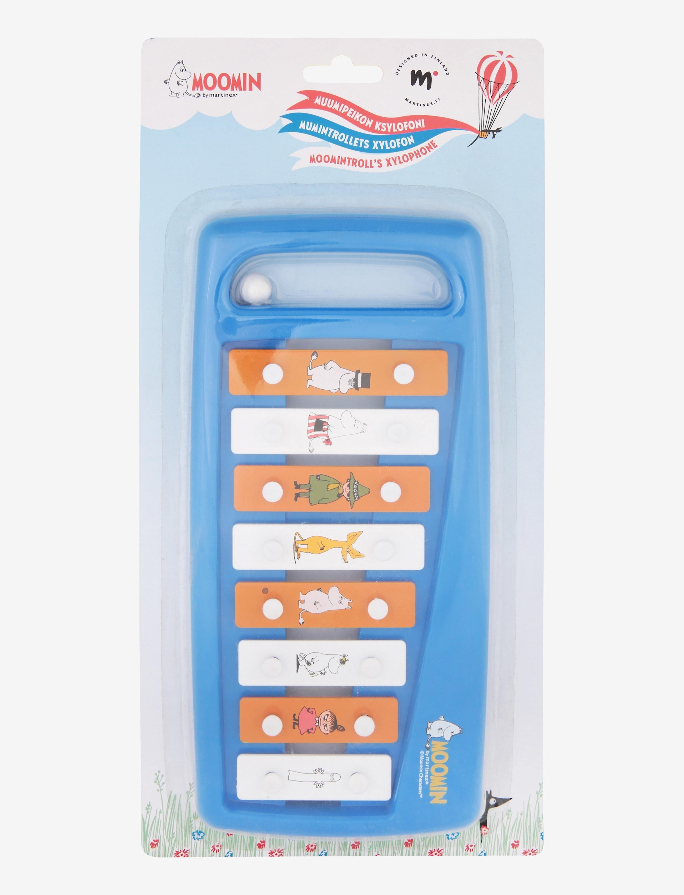 MARTINEX Moomin Xylophone Blau - One Size - Kinder