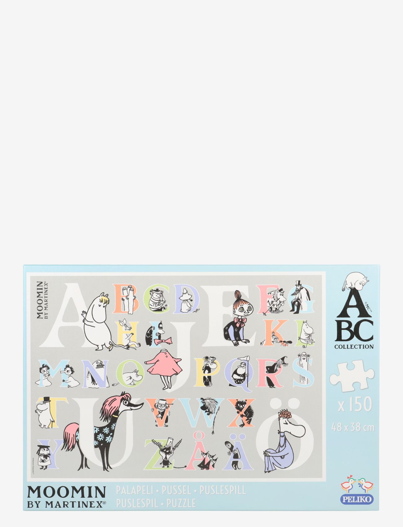 Martinex - MOOMIN 150 PIECES ALPHABET - multi-coloured - 0