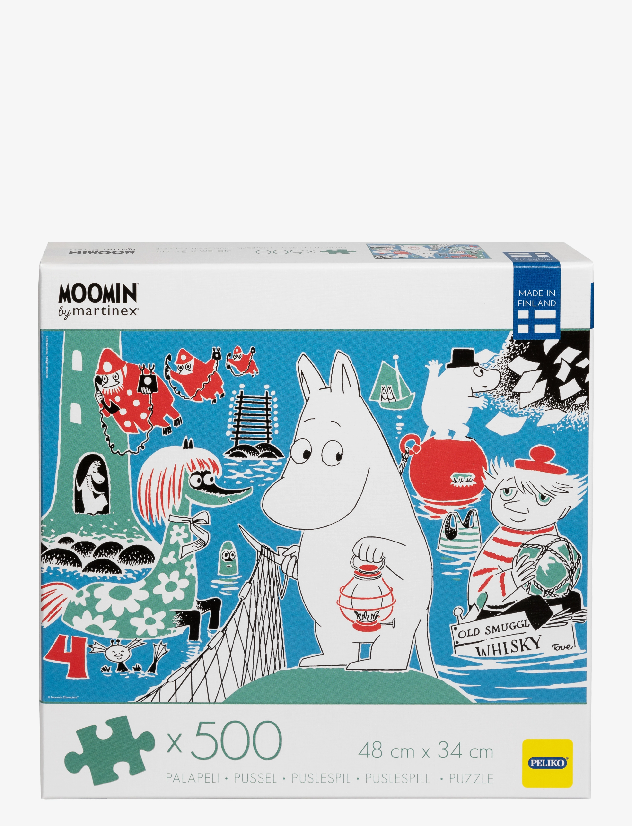 MARTINEX Moomin 500 Psc Comic Book Cover 4 Patterned - One Size - Kinder