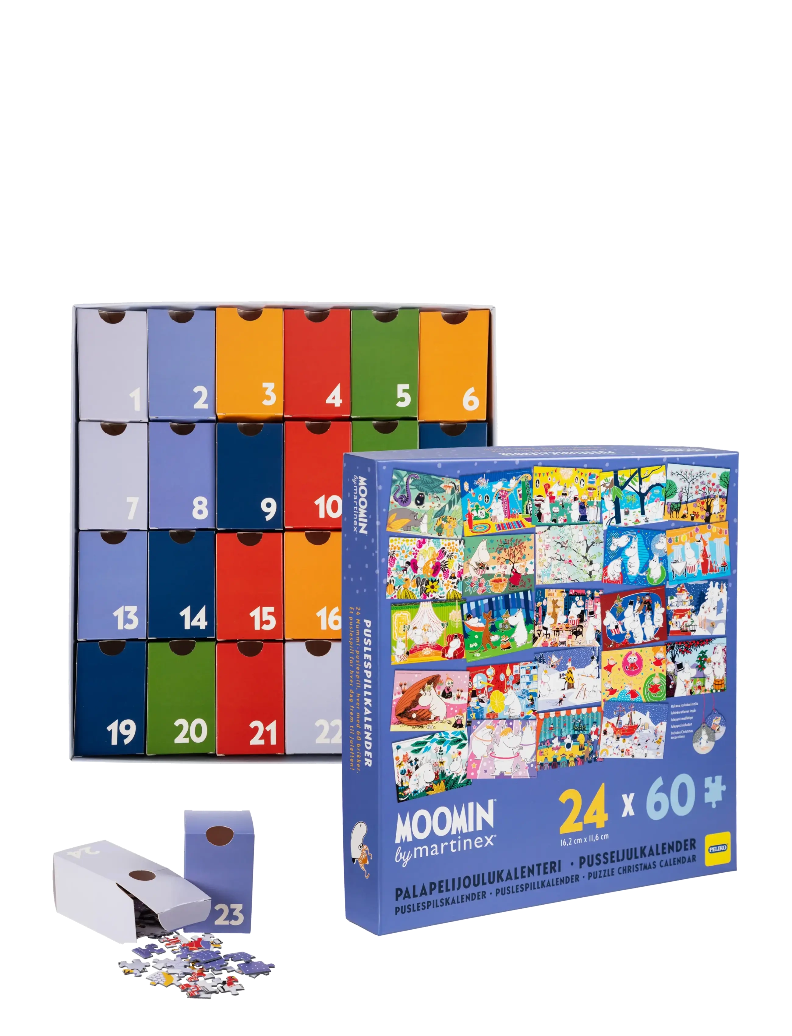 MOOMIN - MUMIN PUSSELJULKALENDER 24x60 BITAR - adventskalender - multi coloured - 5