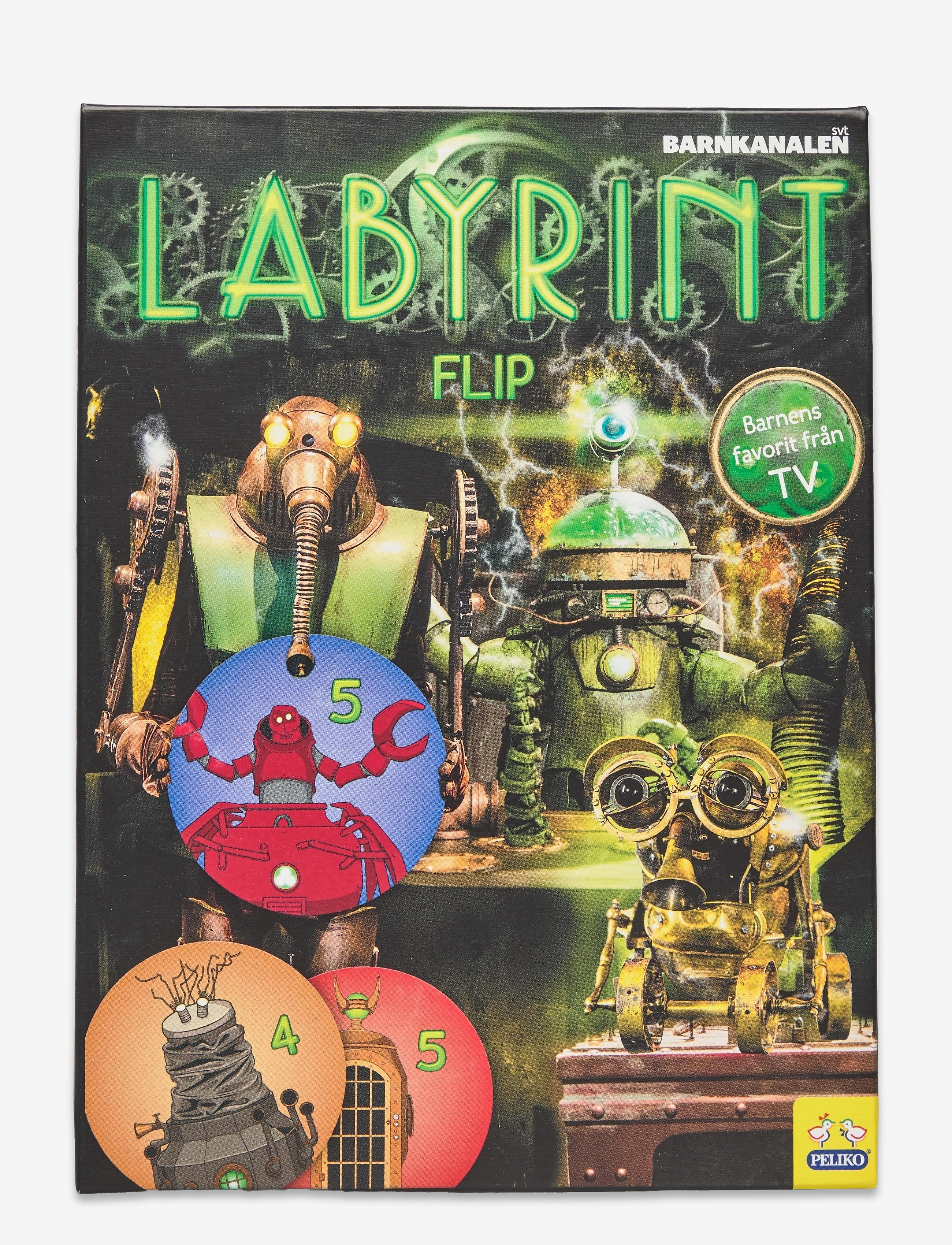 MARTINEX Labyrint Flip Game Patterned - One Size - Kinder