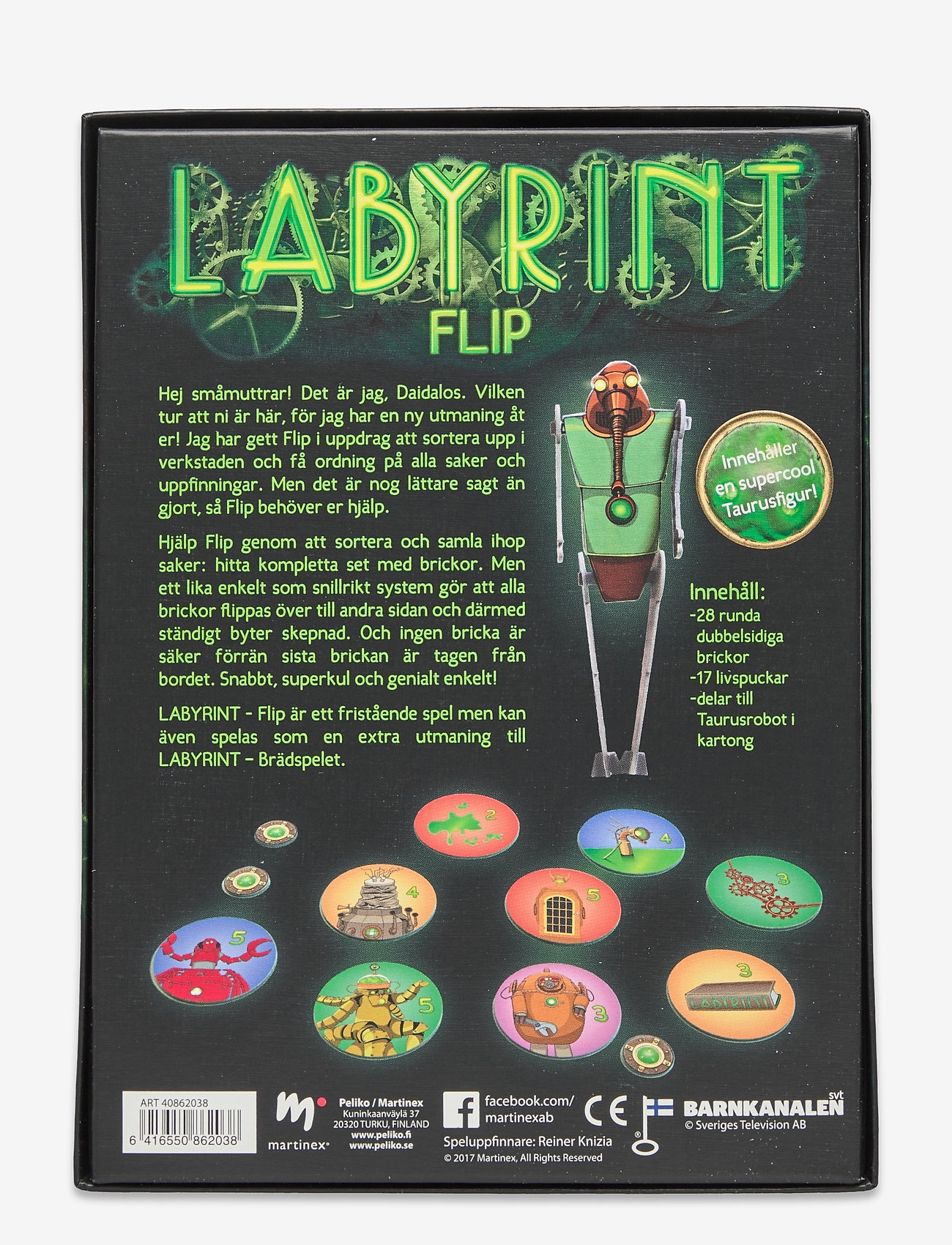Labirynt - LABYRINT FLIP GAME - aktive spil - black - 1