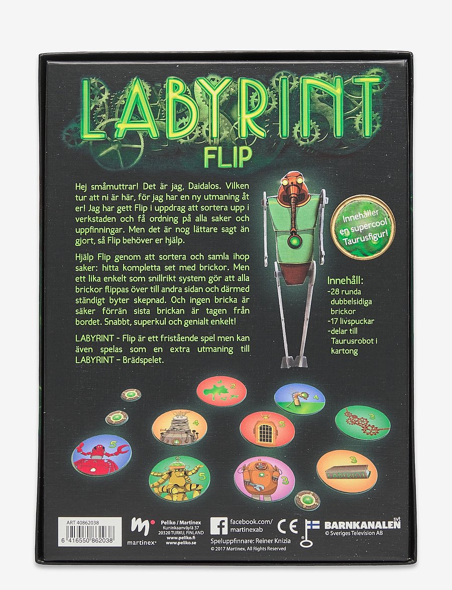 Martinex - LABYRINT FLIP GAME - gry aktywne - black - 1