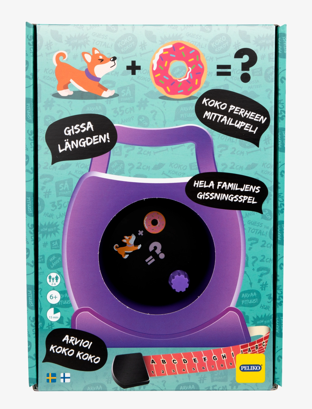 MARTINEX Dog + Doughnut = ? Patterned - One Size No Length - Kinder