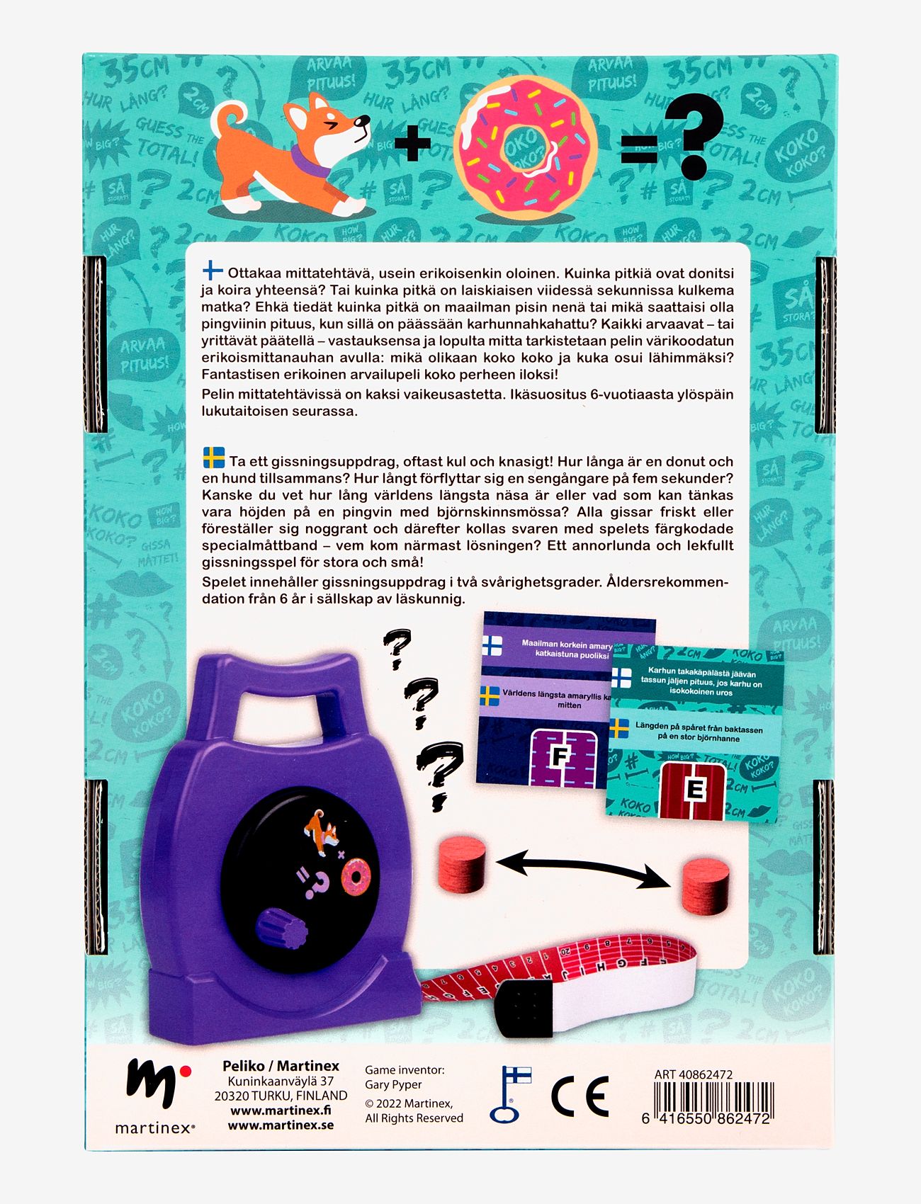 Martinex - DOG + DOUGHNUT = ? - borðspil - multi coloured - 2