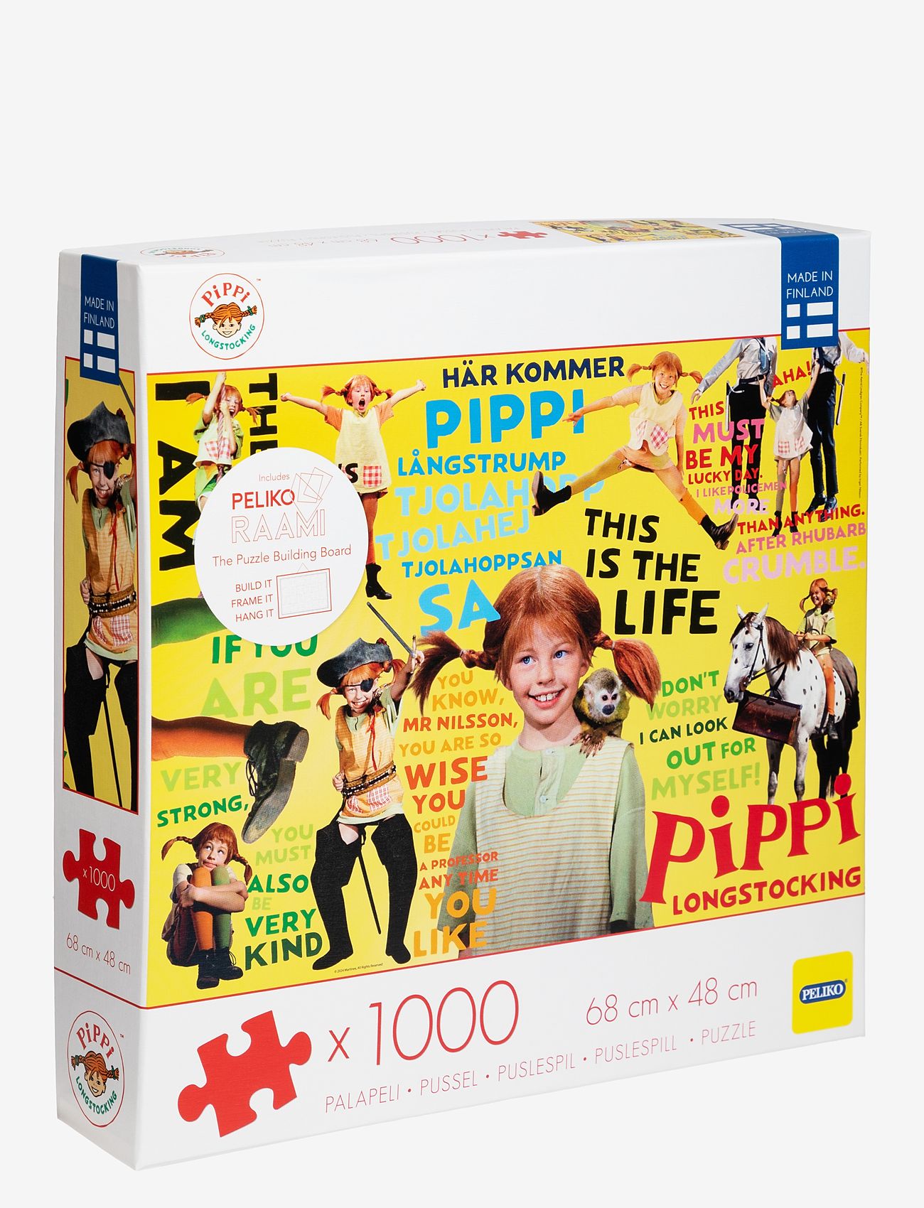 Martinex - PIPPI 1000 PUSSEL LIVE ACTION - classic puzzles - multicolor - 0